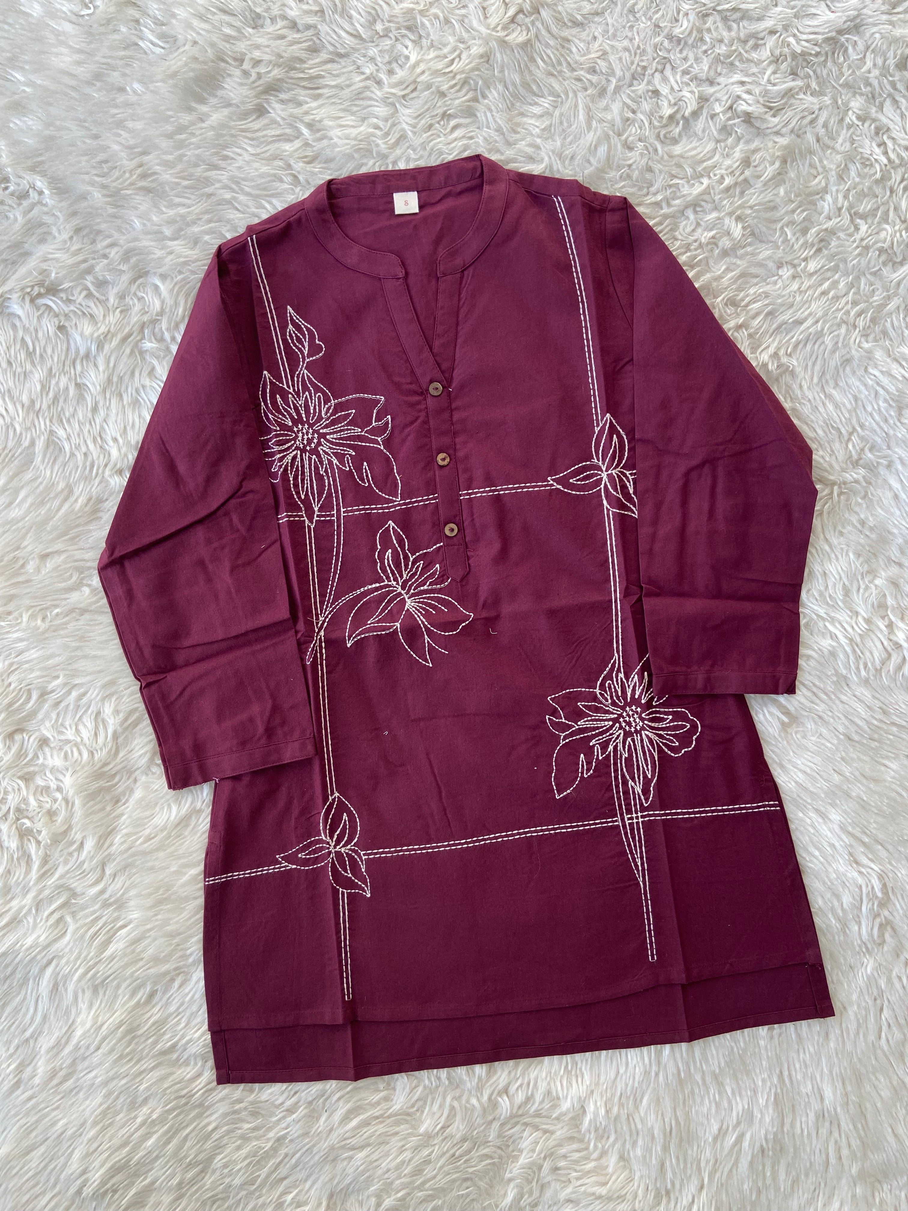 Khadi Cotton Short Kurti