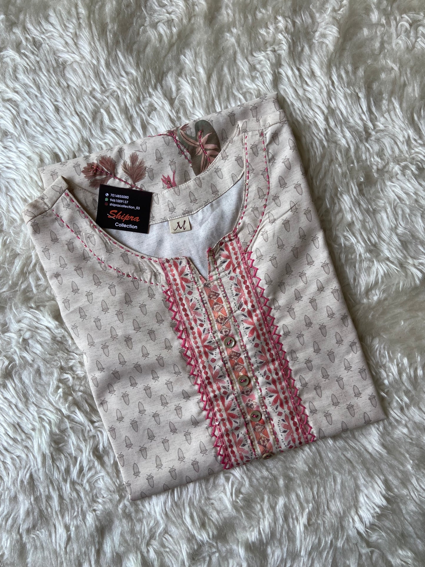 Premium Cotton Kurti Pant Dupatta Set