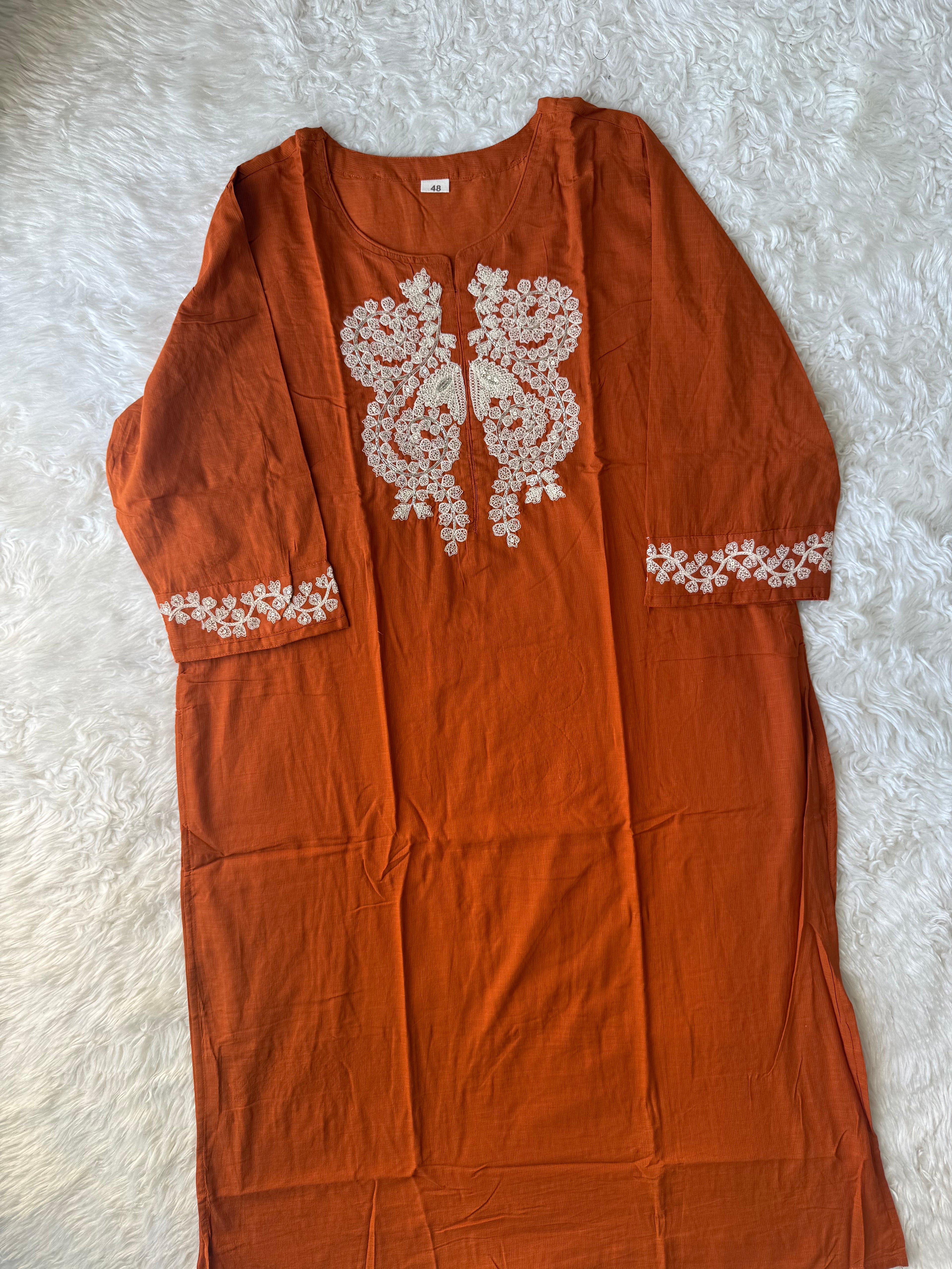 Premium Cotton Kurti Pant Dupatta Set