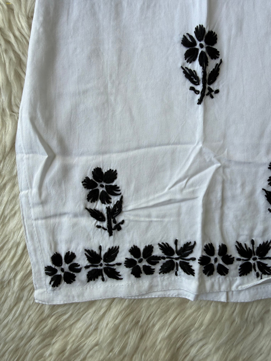 Heavy Rayon Chikankari Short kurti