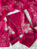 Pure Cotton Kurti Pant Dupatta Set