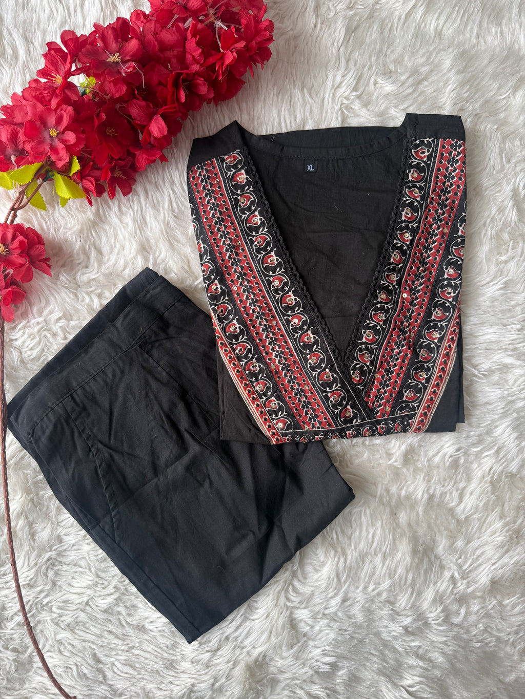 Cotton Kurti Pant Set