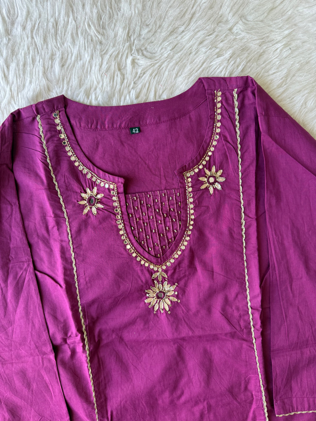 Premium Cotton Kurti Plazo Dupatta Set