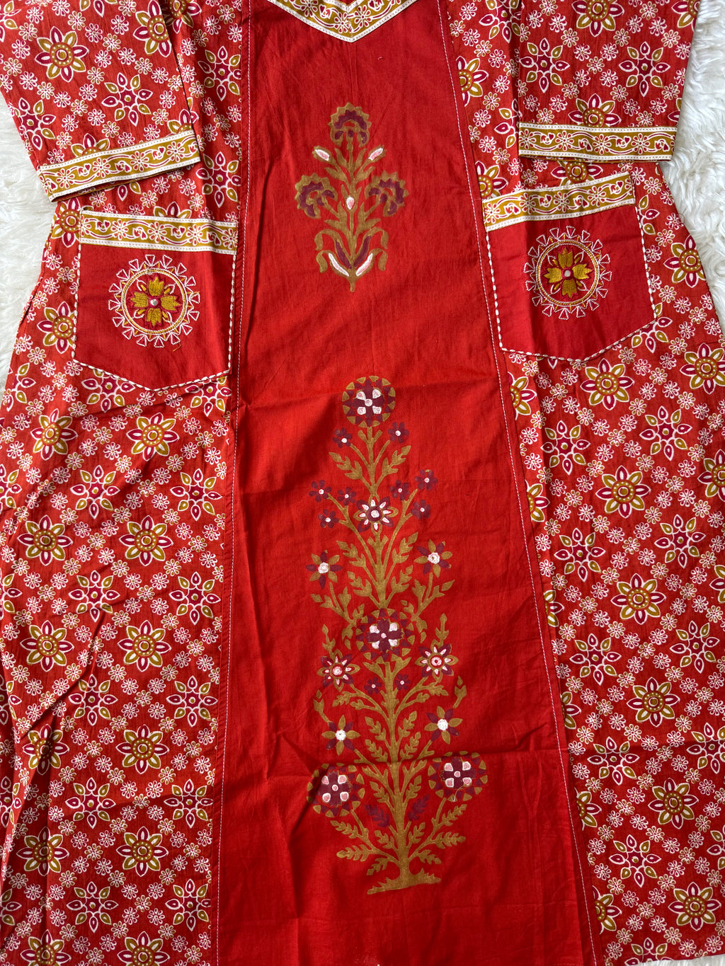 Premium Cotton Kurti Pant Dupatta Set