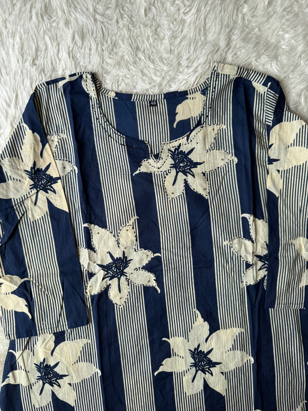 Pure Cotton Kurti Pant Dupatta Set