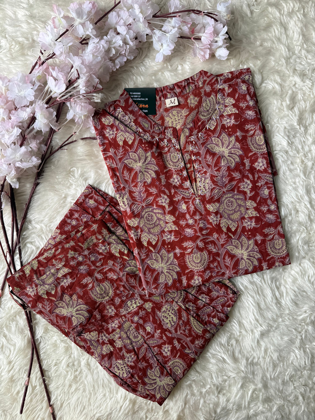 Premium Cotton Kurti Farshi Salwar Set