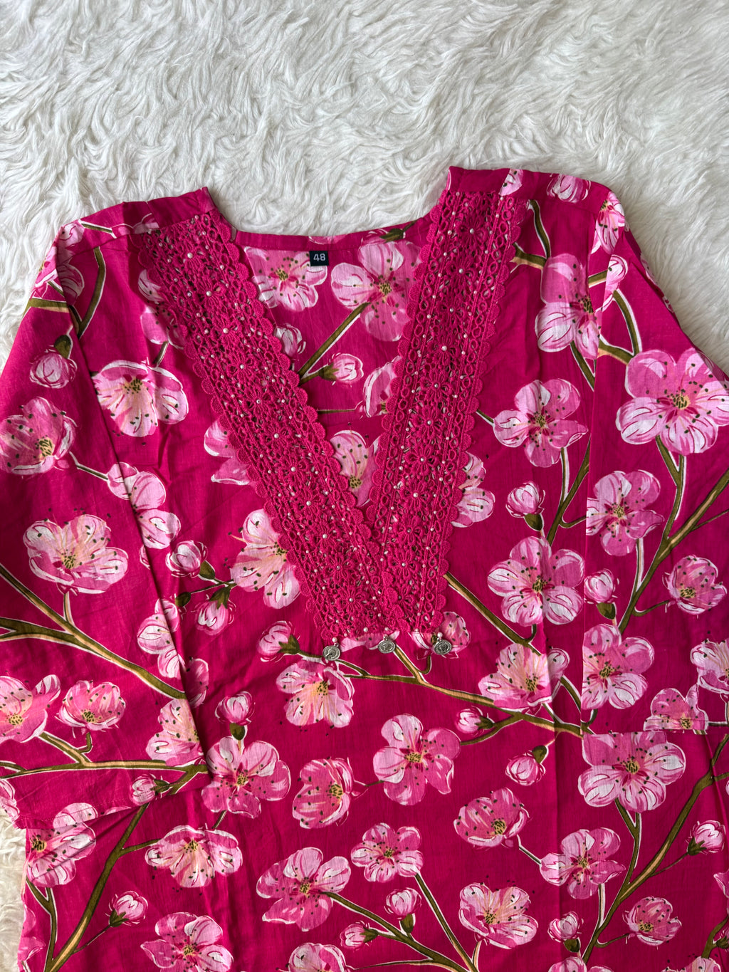 Pure Cotton Kurti Pant Dupatta Set