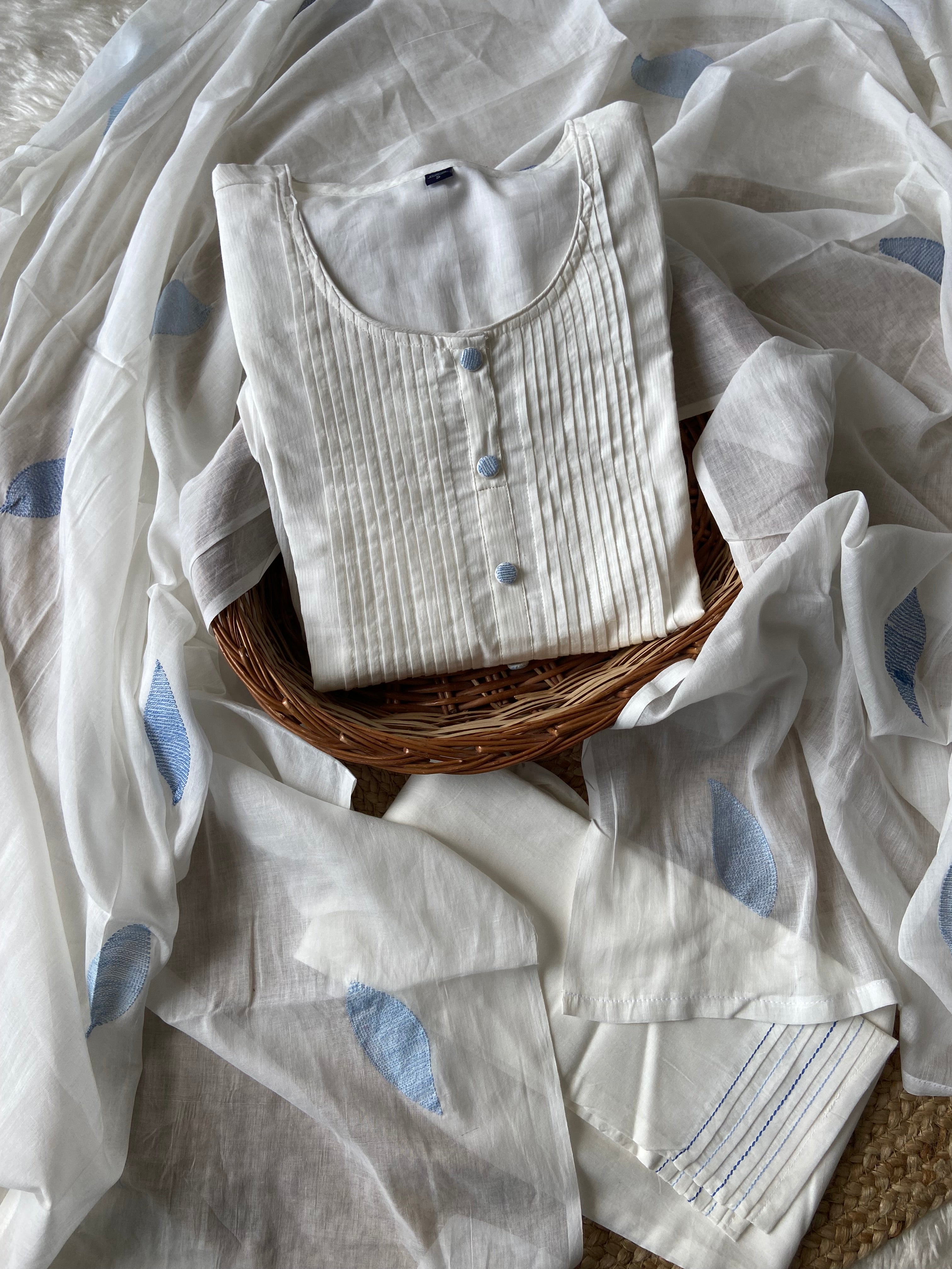 Premium Mul Cotton Thread Work Collection