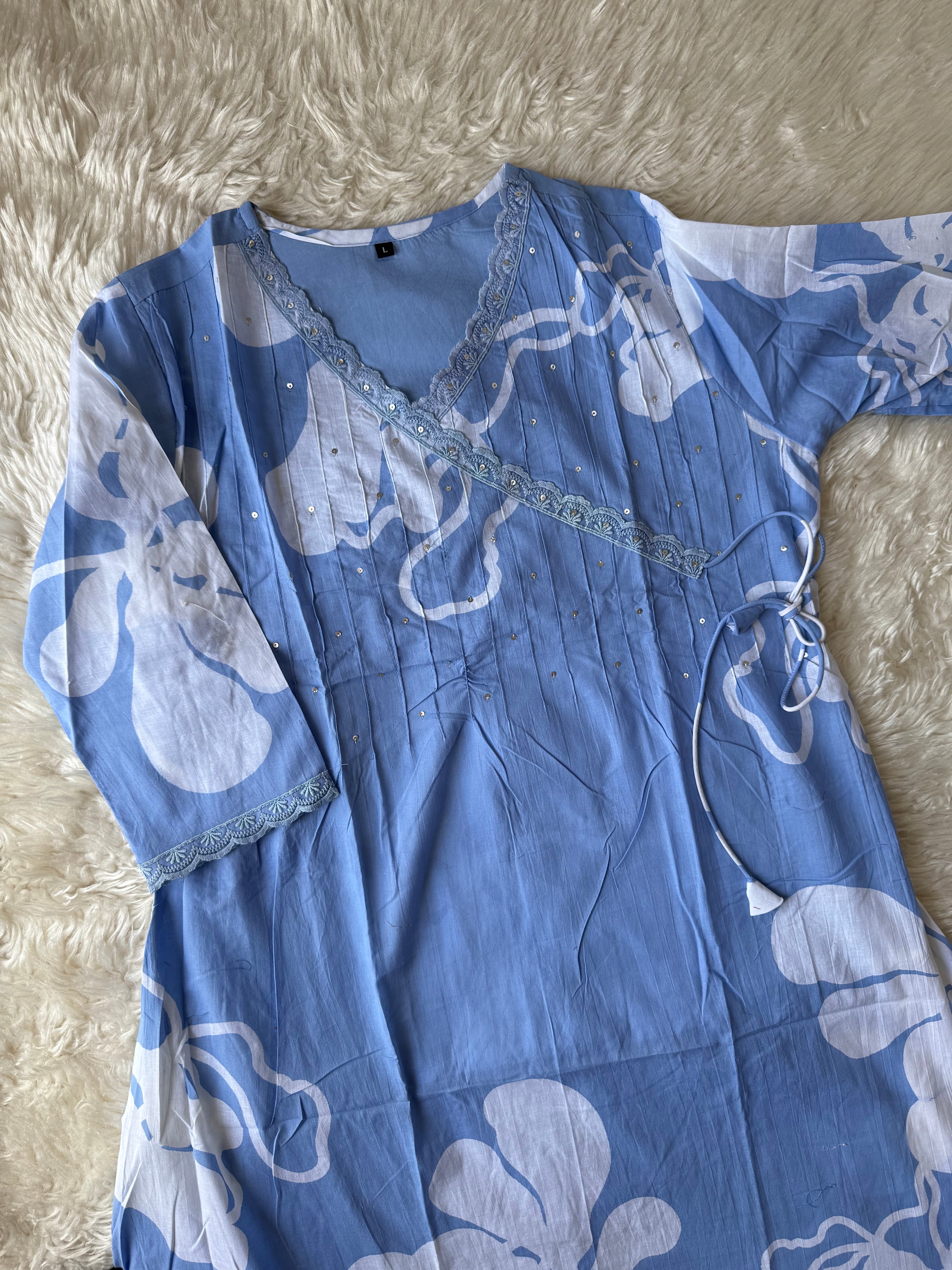 Budget Friendly Kurti Pant Dupatta Set