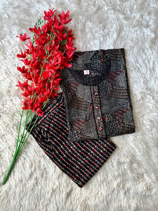 Soft Rayon Kurti Pant Set