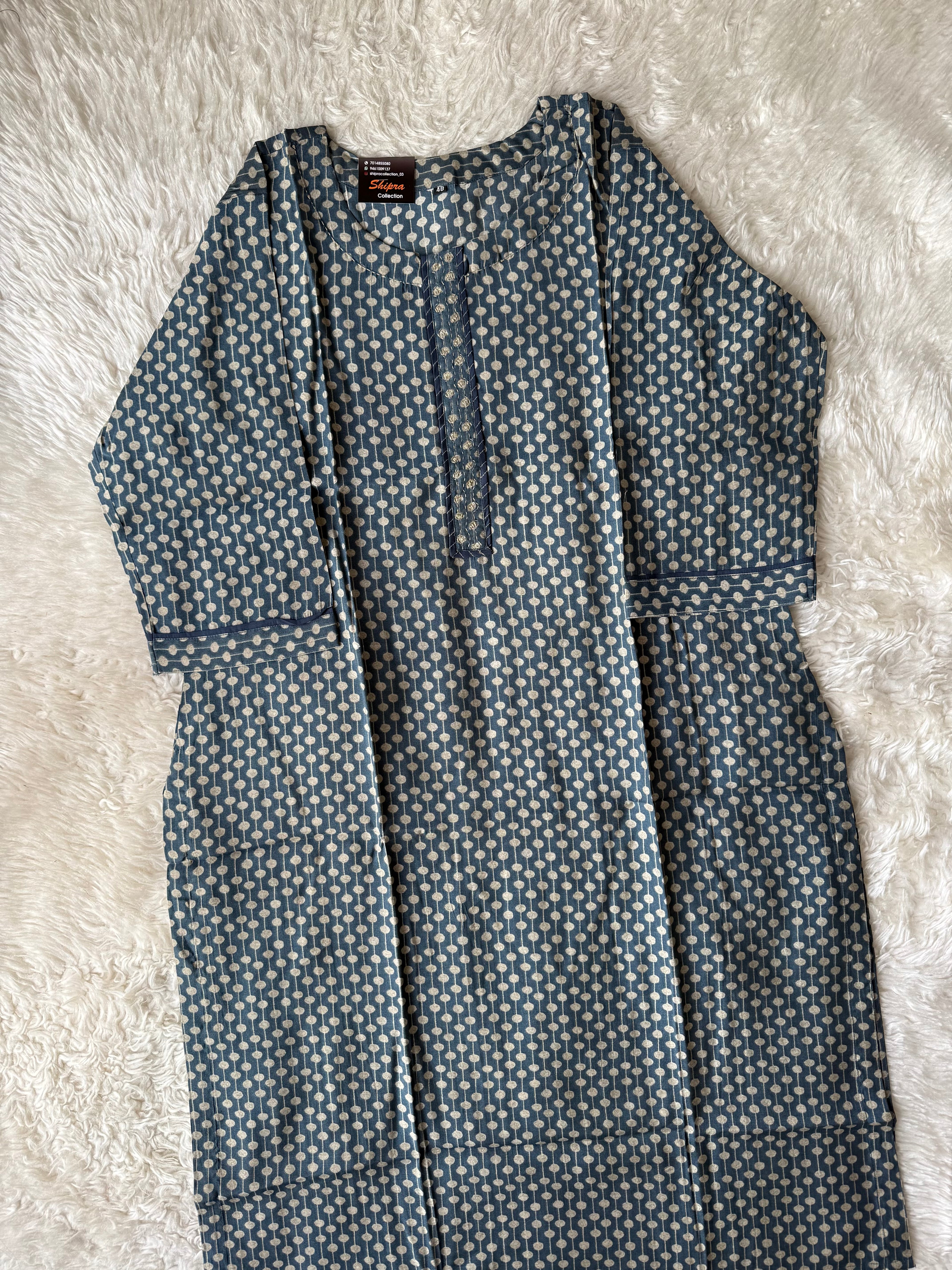 Pure Muslin Silk kurti