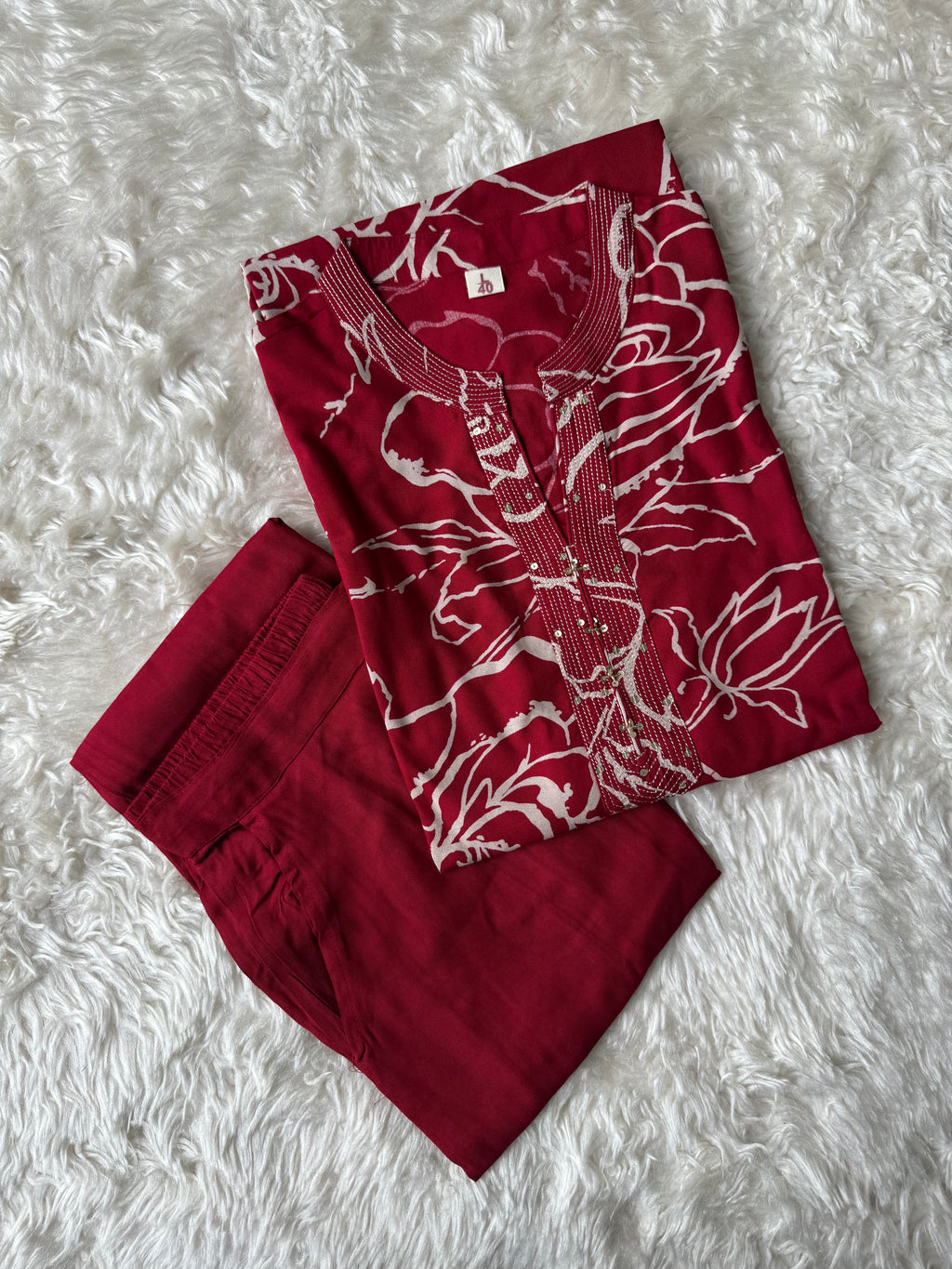 Soft Rayon Kurti Pant Set
