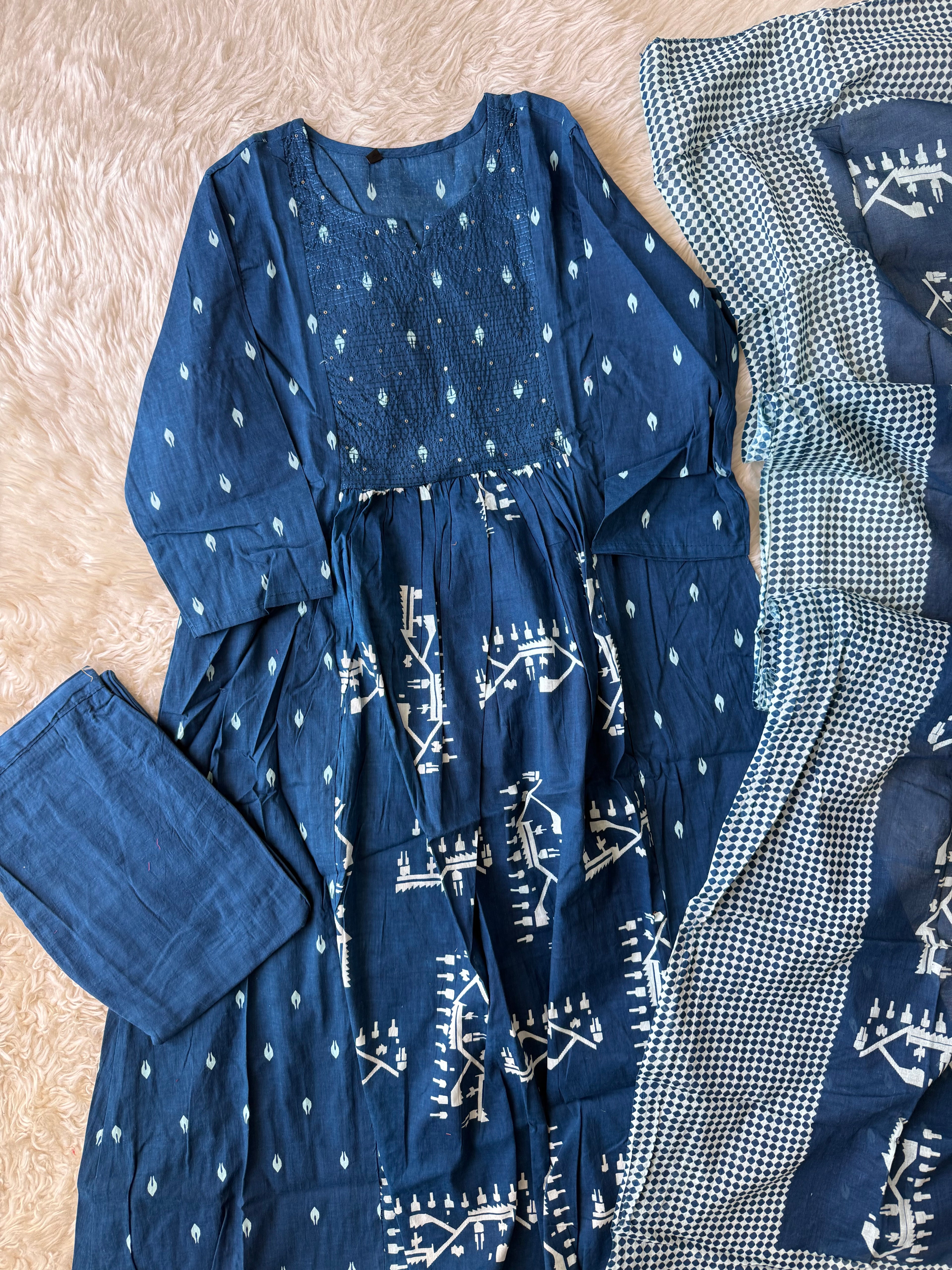 Budget Friendly Cotton flare Set