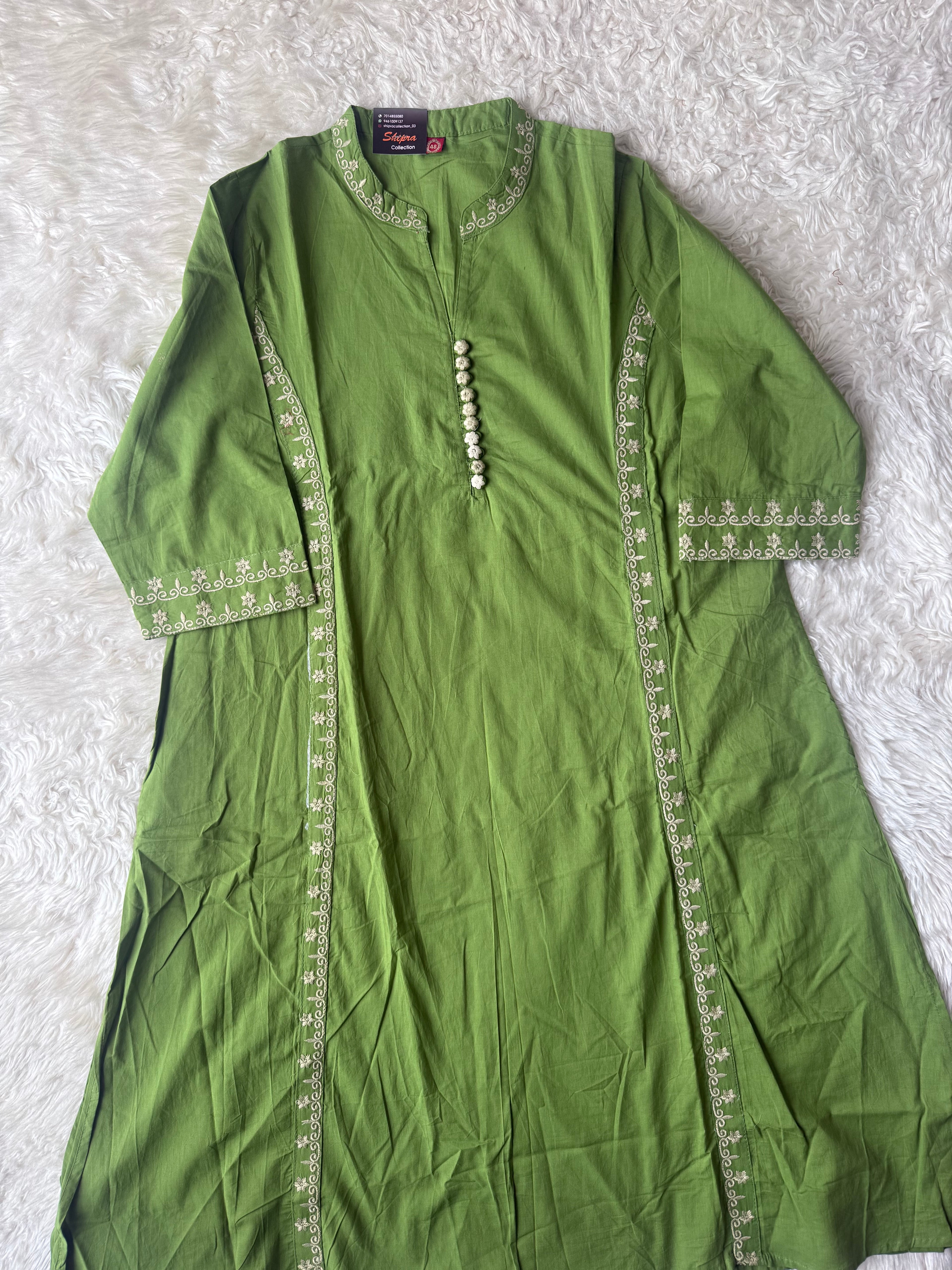 Budget Friendly Kurti Pant Dupatta Set