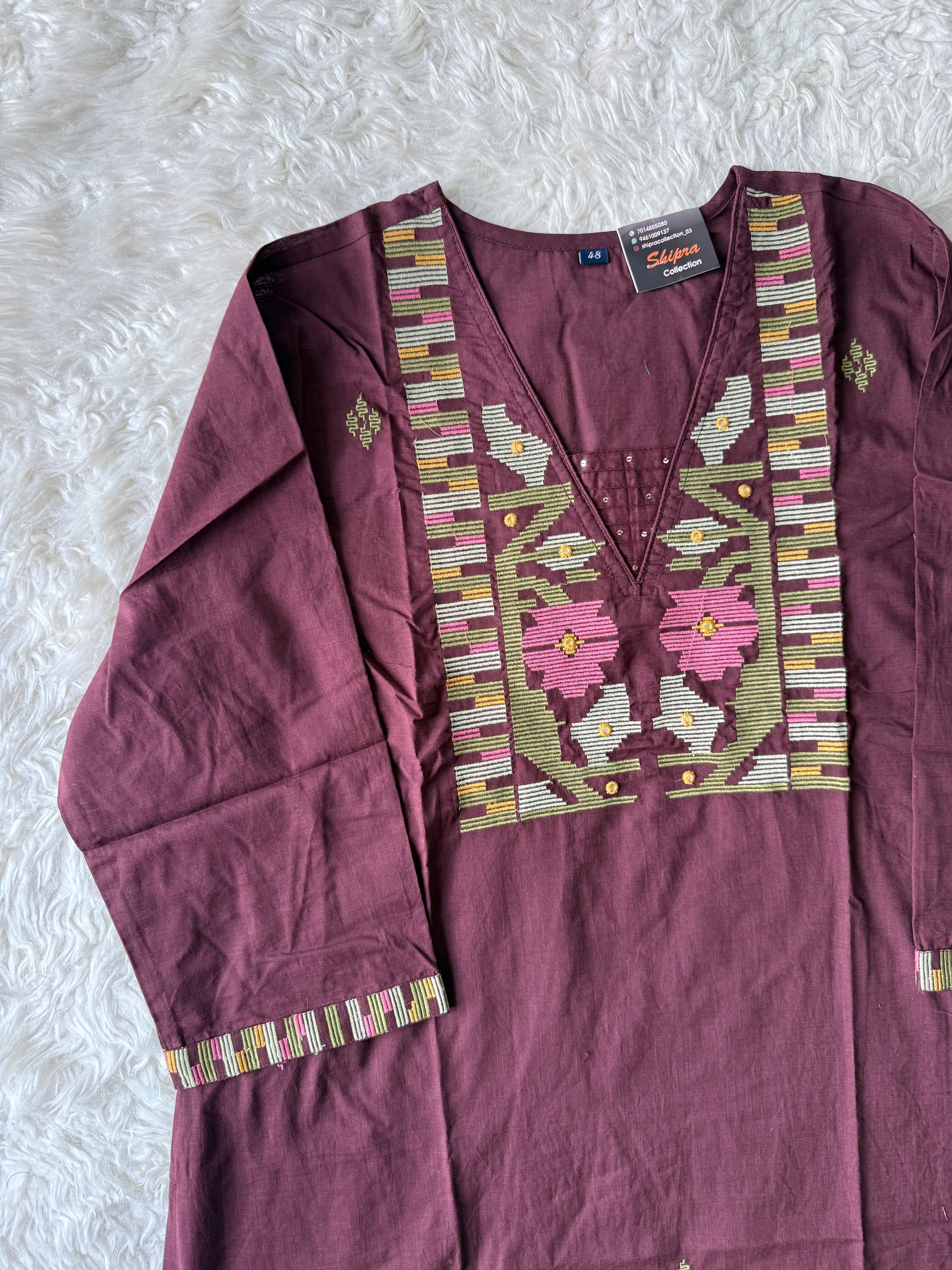 Premium Cotton Kurti Pant Dupatta Set