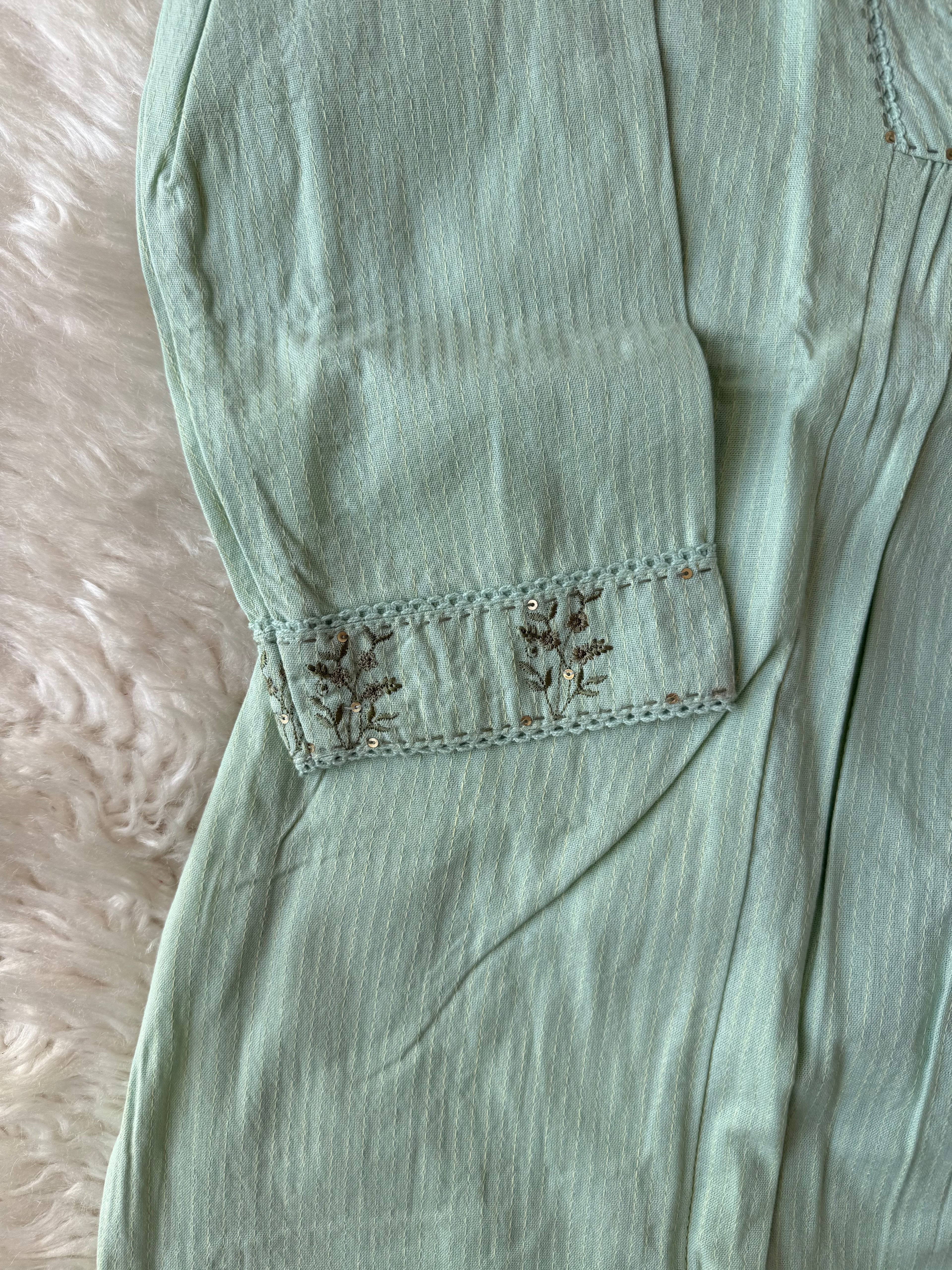 Premium Khadi Cotton Kurti Pant Set