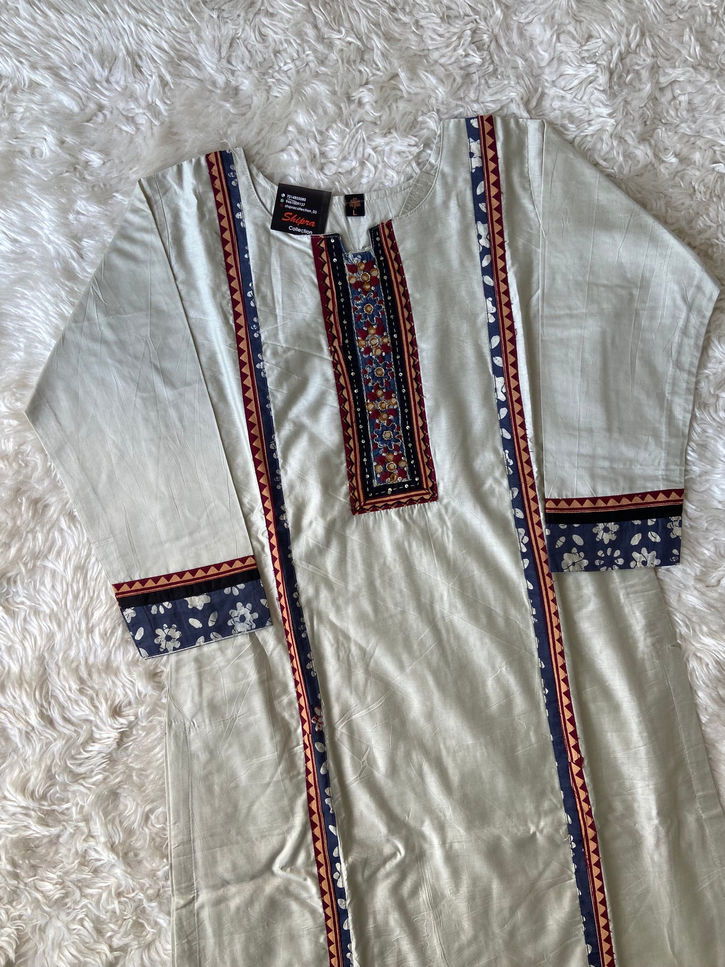 Roman Silk Kurti Plazo Dupatta Set