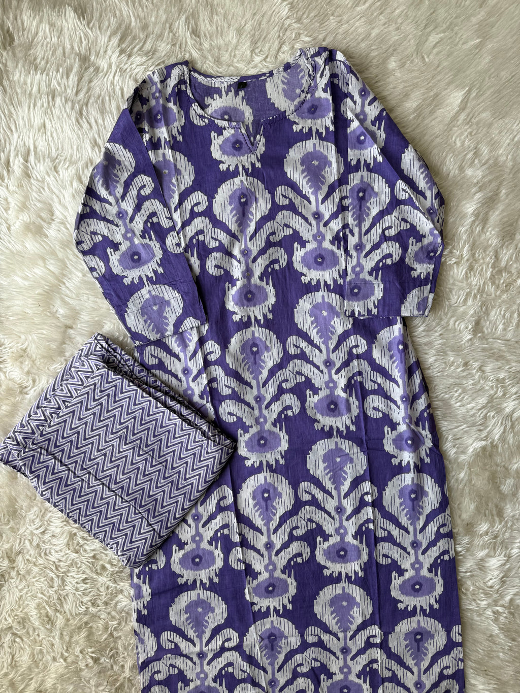 Cotton Kurti Pant Set