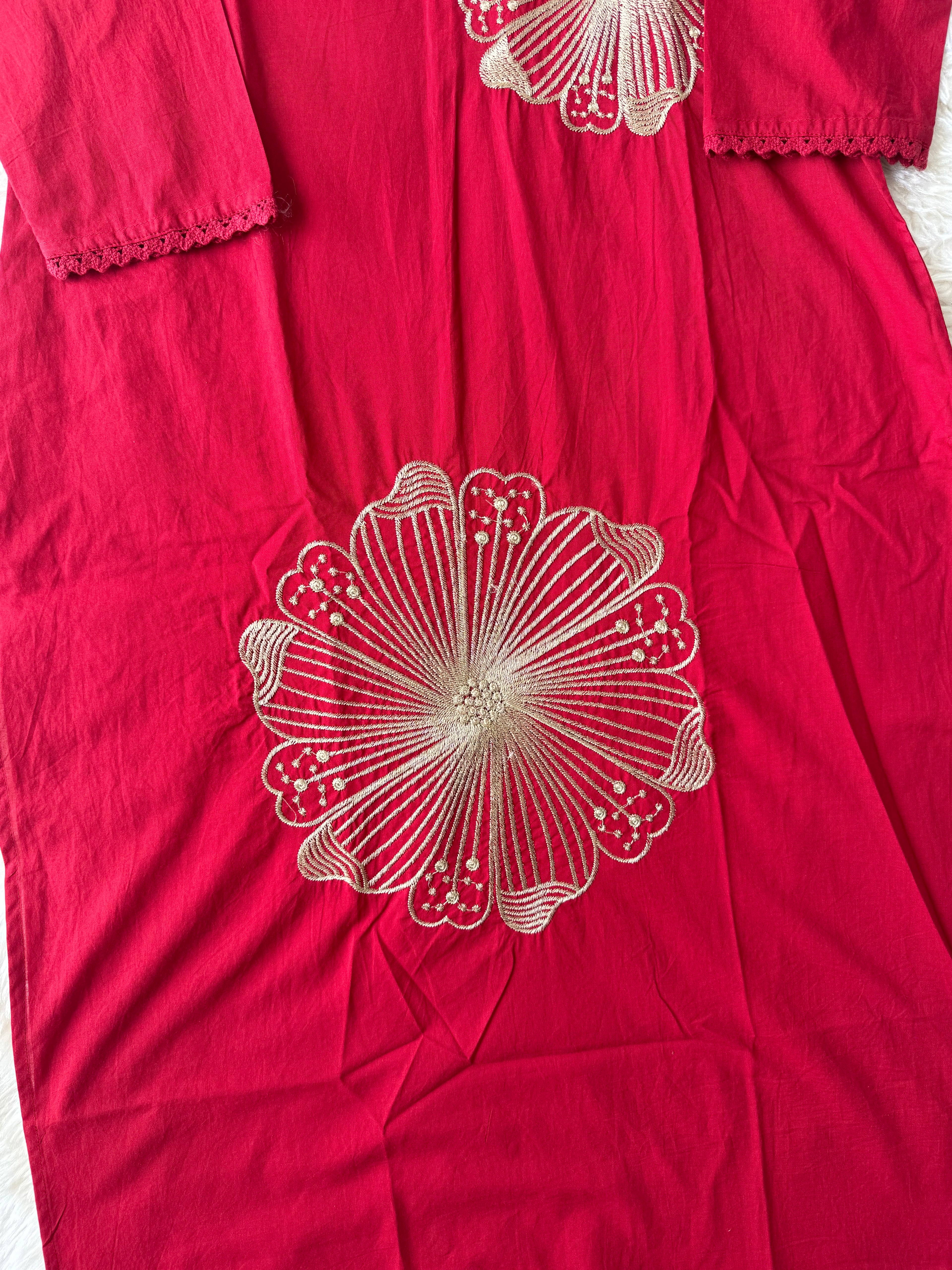 Premium Cotton Kurti Pant Set
