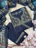 Premium Cotton Kurti Pant Dupatta Set