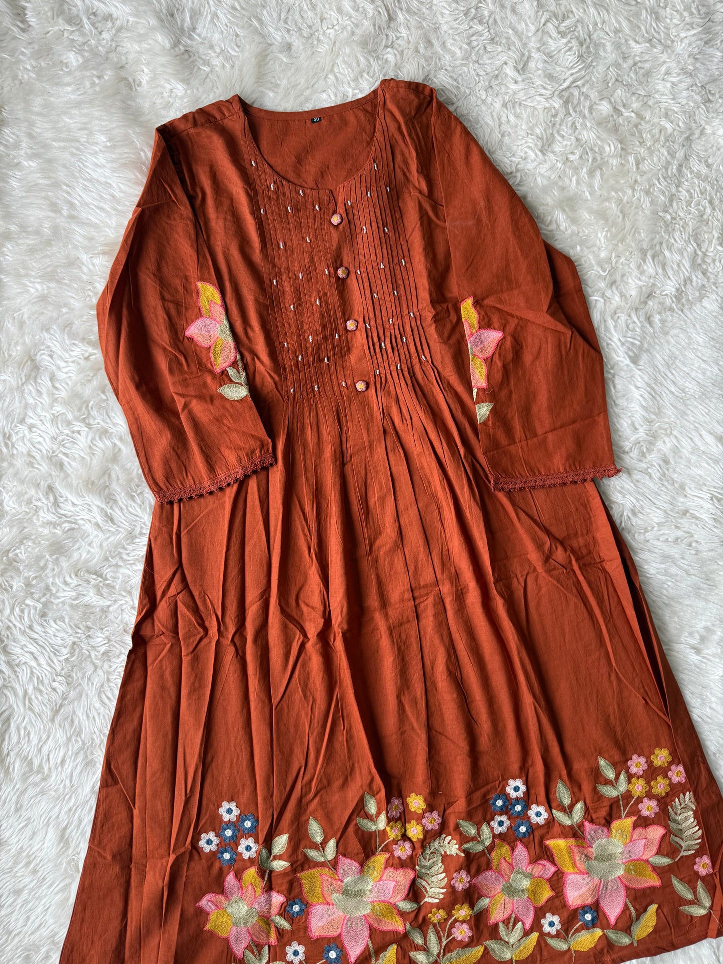 Mul Cotton Kurti Pant Dupatta Set