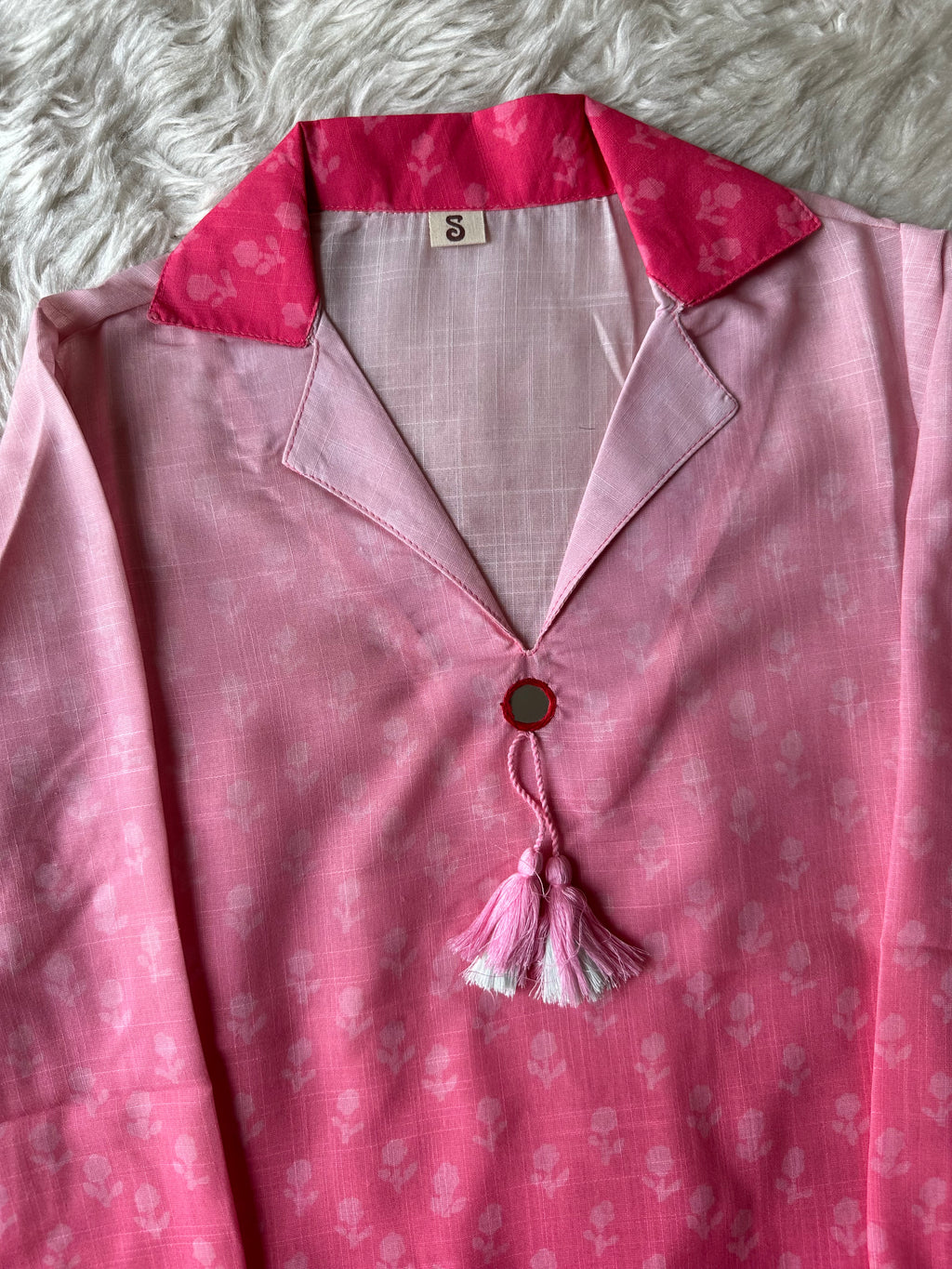 Viscose V- Neck Kurti