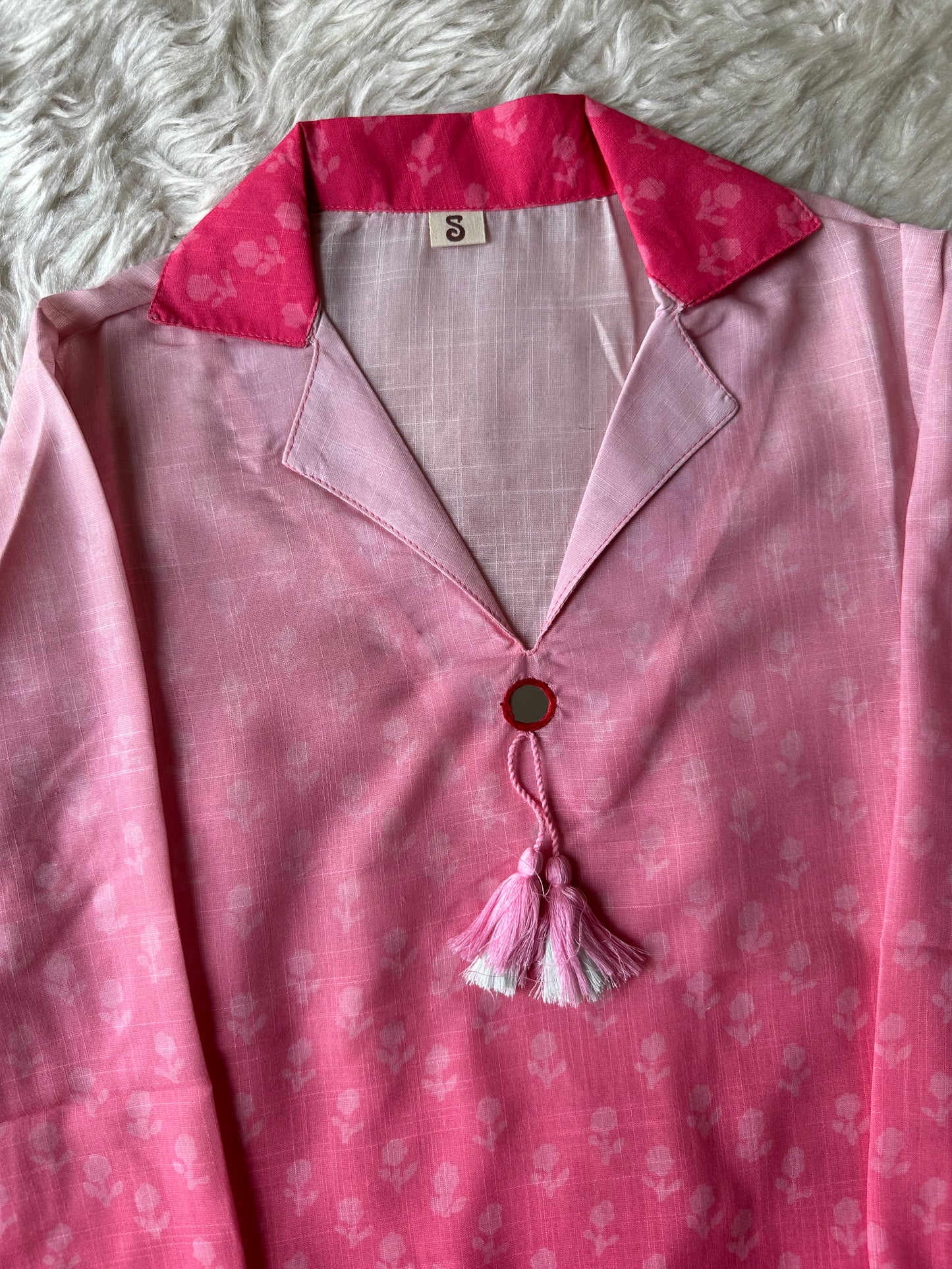 Viscose V- Neck Kurti