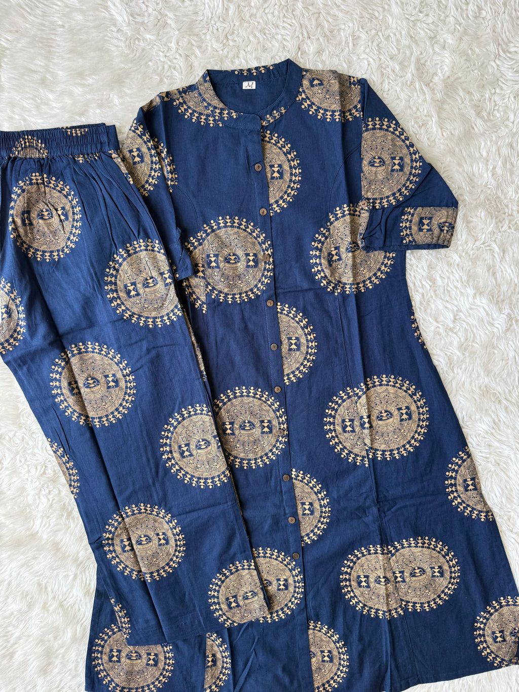 Khadi Cotton Elbow Sleeves Set