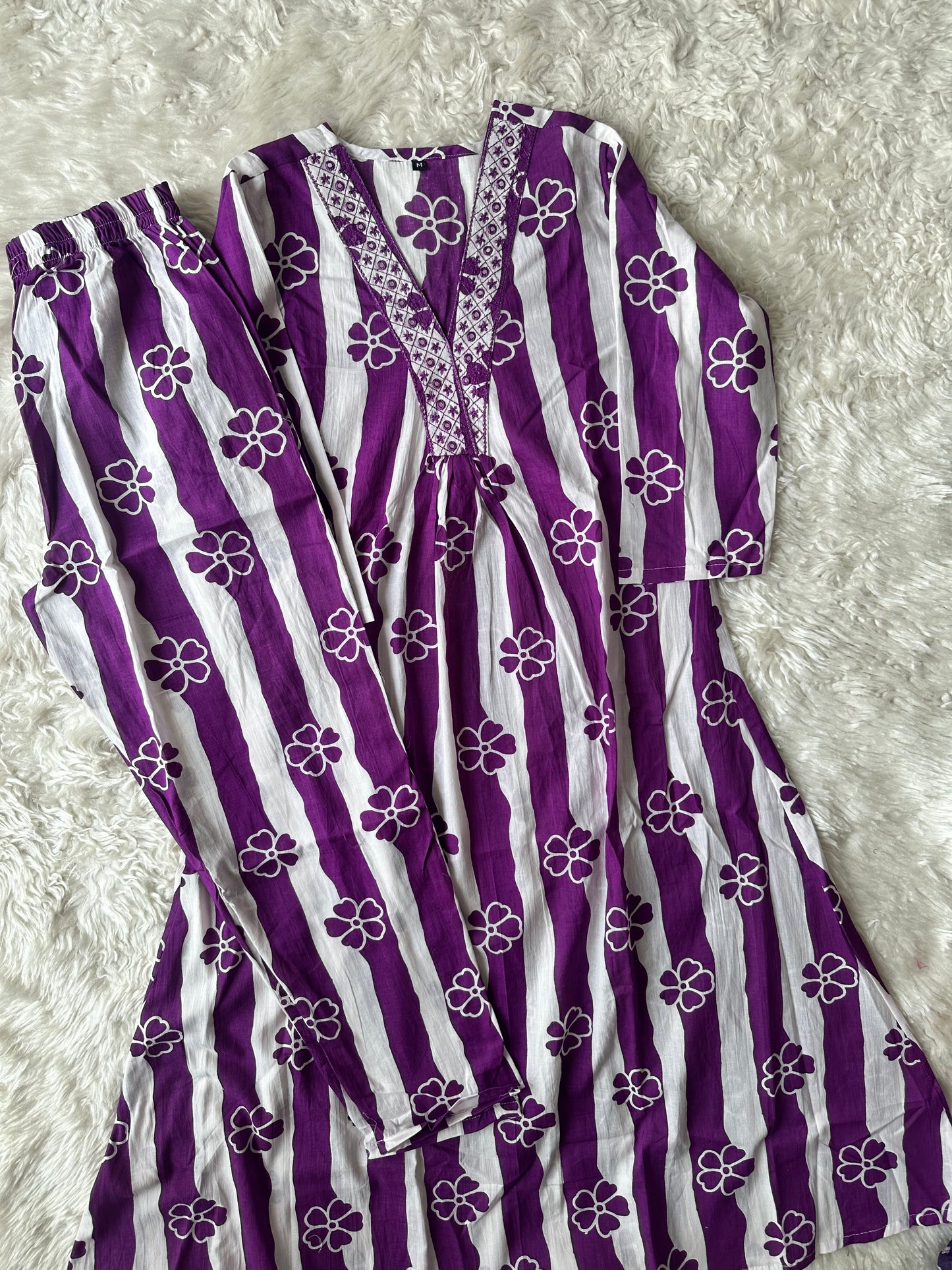 Cotton Kurti Pant Set