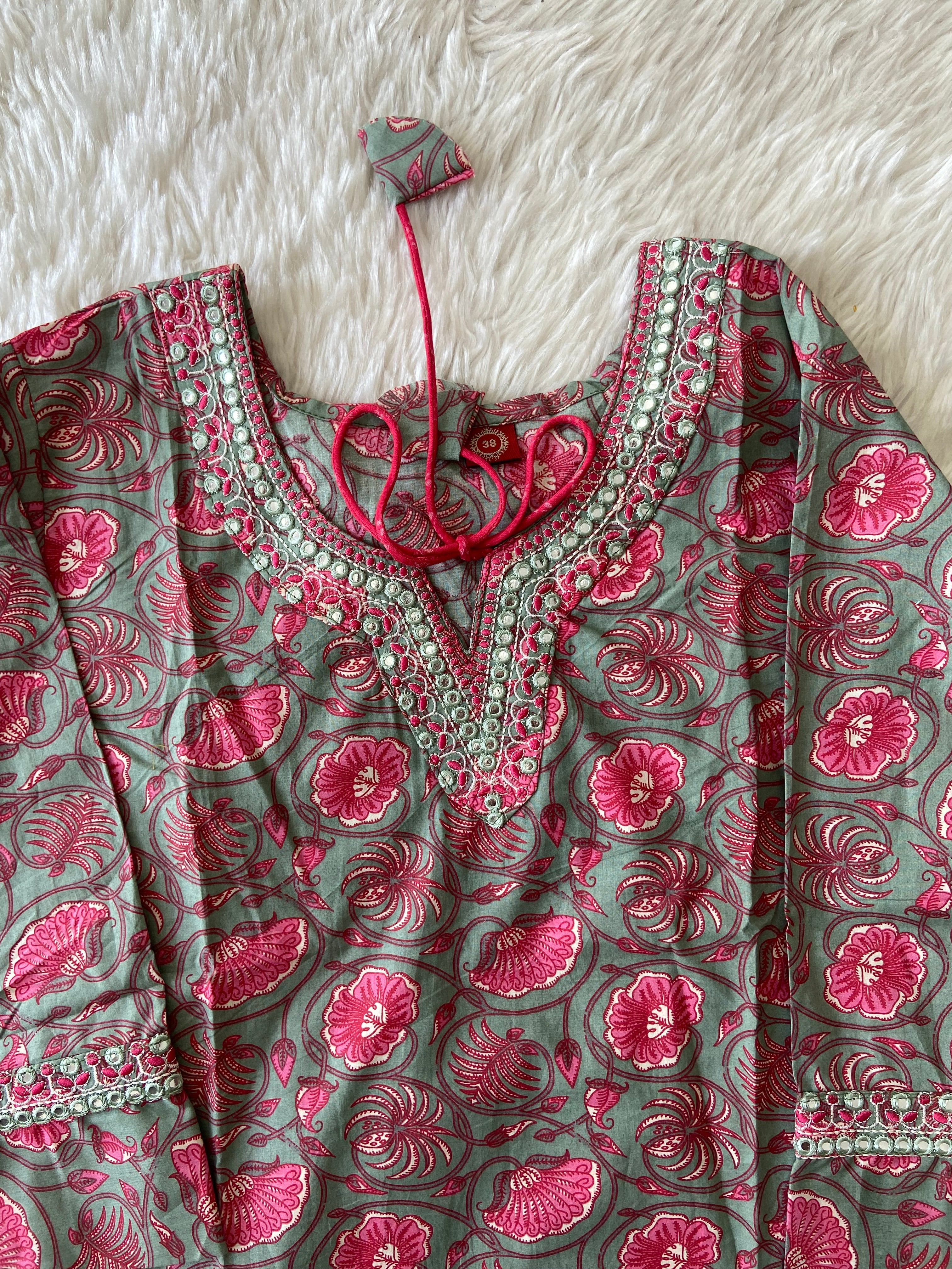Pure Cotton Short Kurti