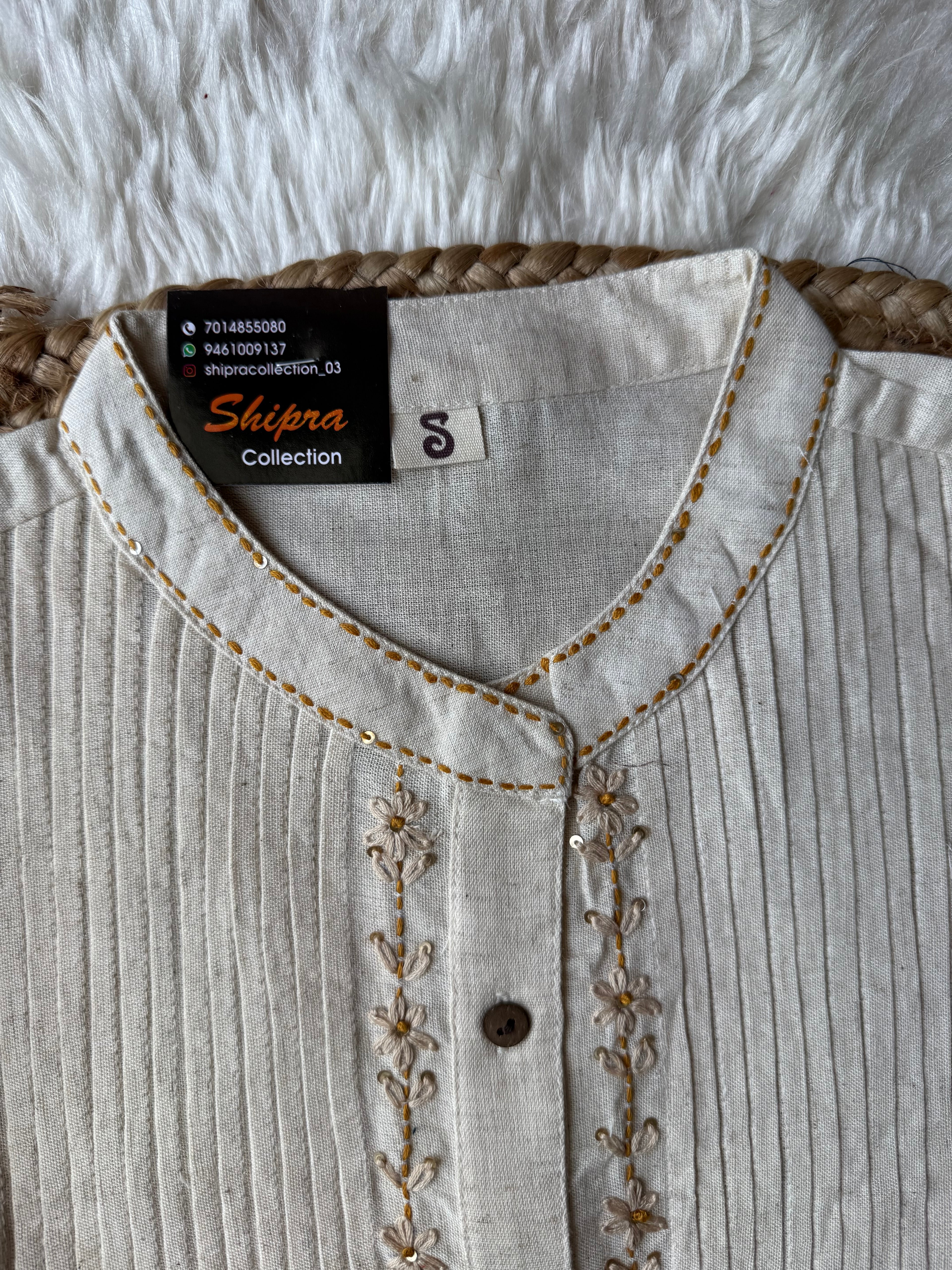 Khadi Cotton Short Kurti