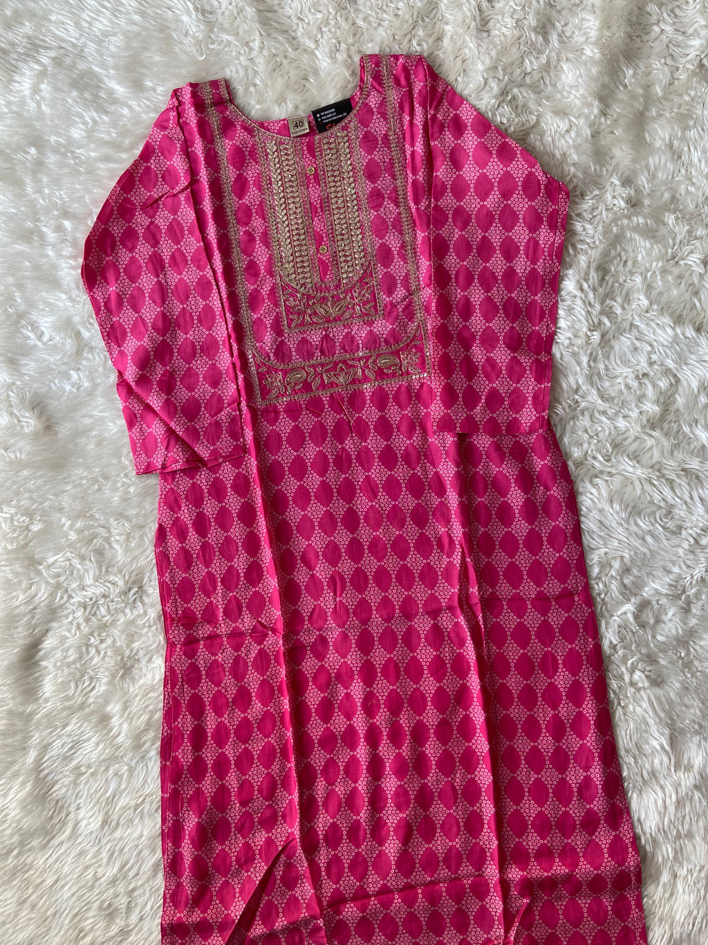 Russian Silk Kurti Pant Dupatta Set