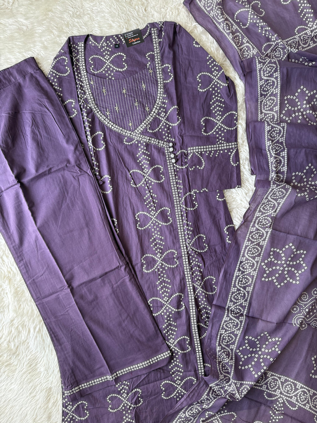 Premium Cotton Kurti Plazo Dupatta Set