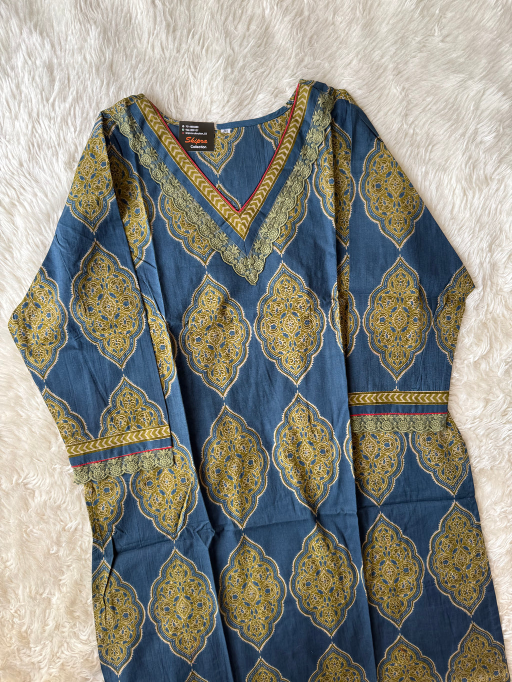 Premium Cotton Kurti Pant Dupatta Set