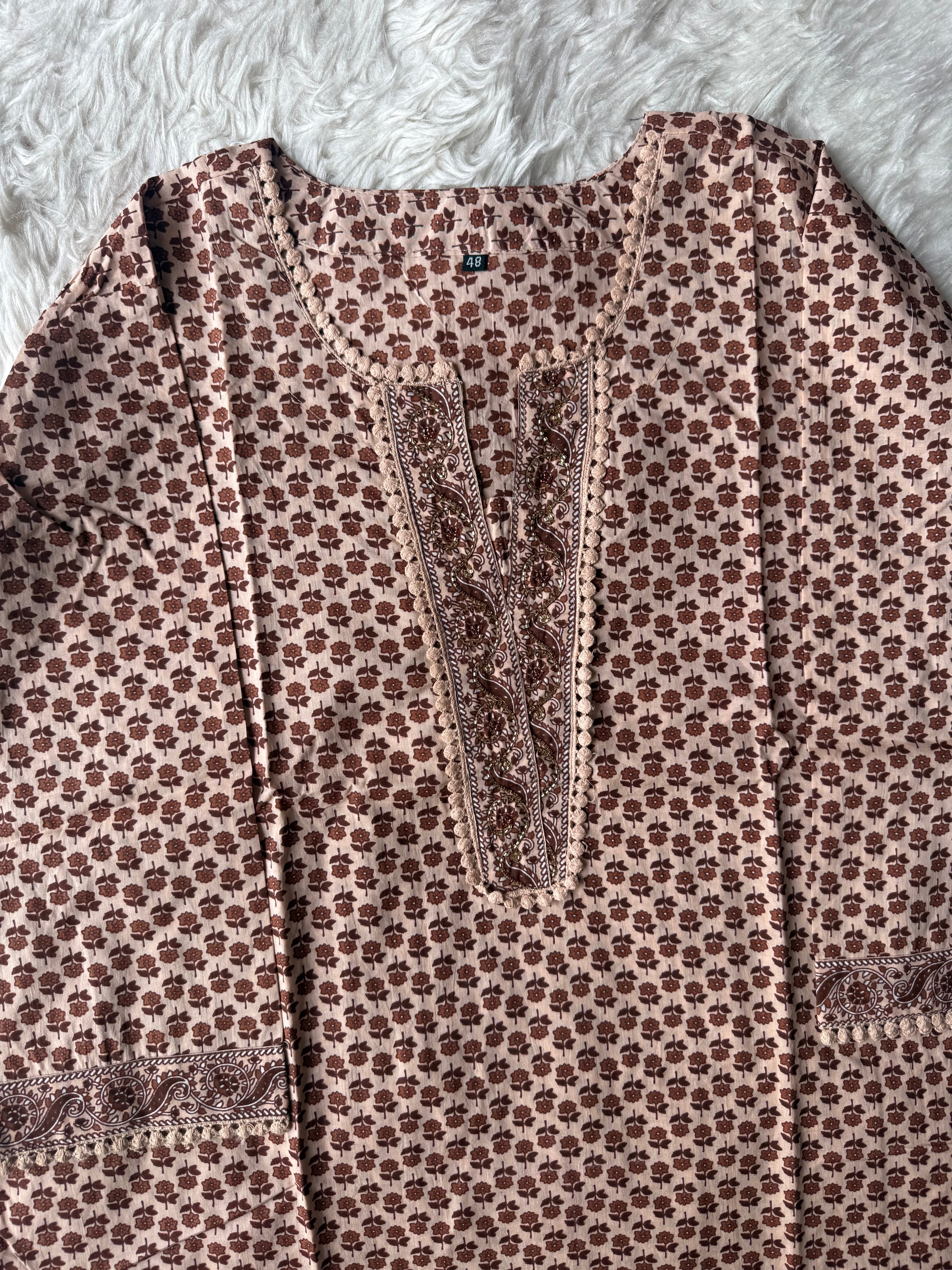 Premium Cotton Kurti Pant Dupatta Set