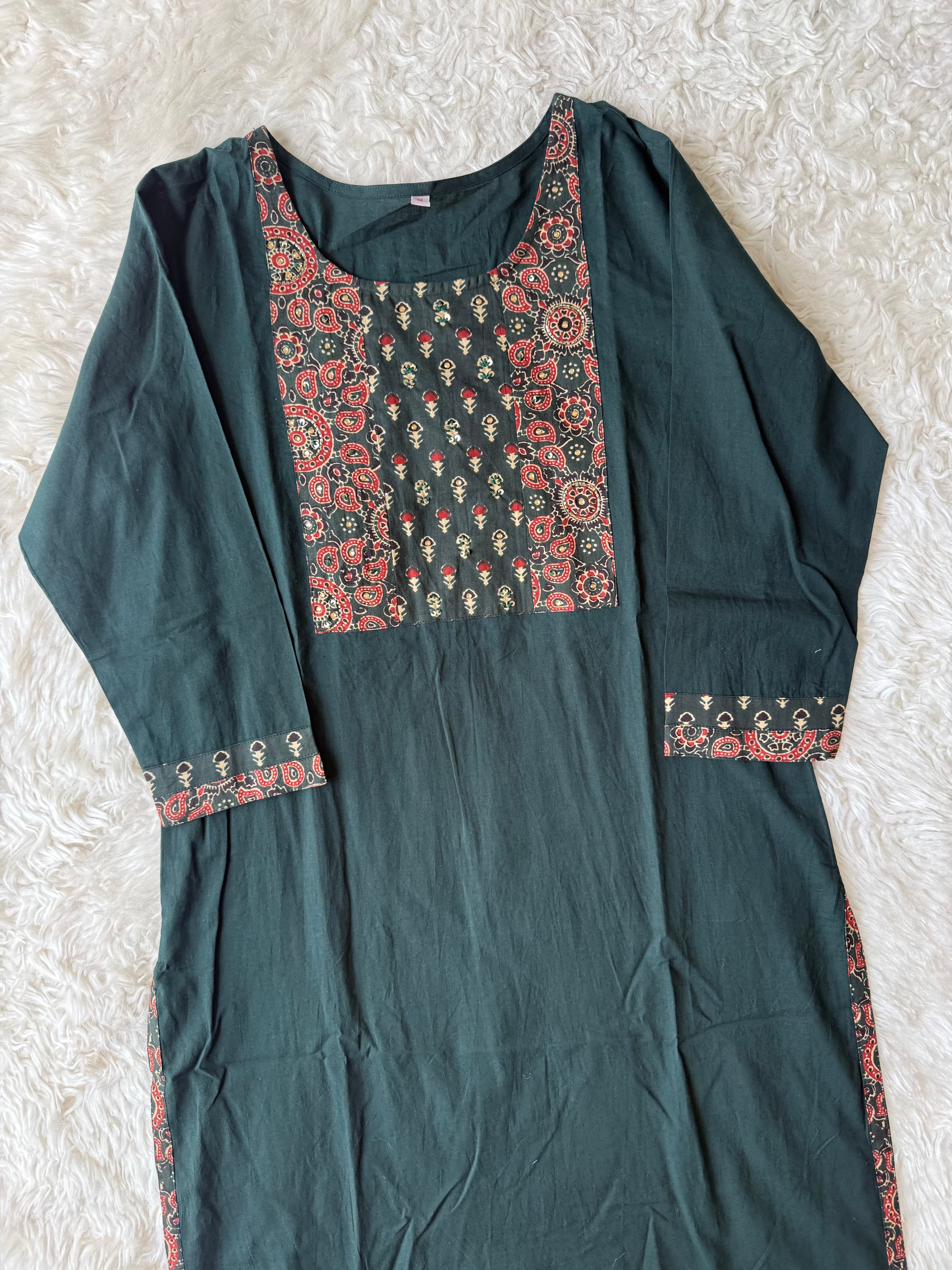Premium Cotton Kurti Pant Dupatta Set