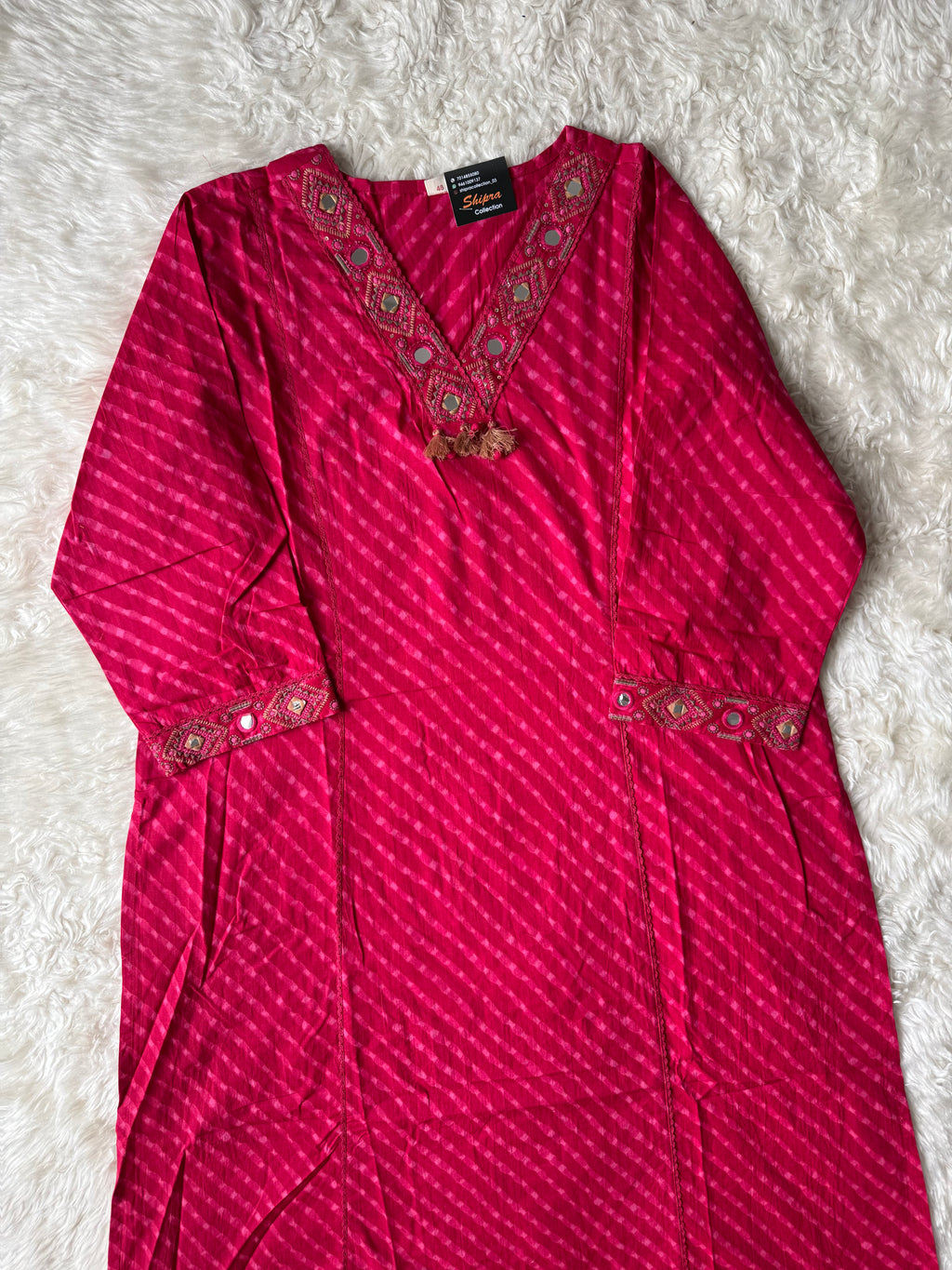 Premium Cotton Lehariya Set