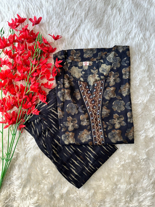 Soft Rayon Kurti Pant Set