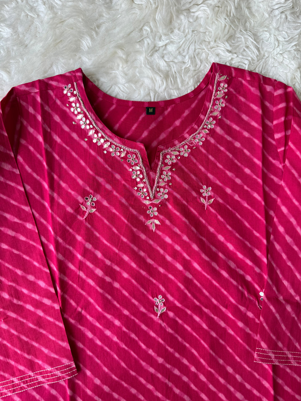 Premium Cotton Lehariya Set