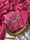 Steal Deal 🛍️ Premium Cotton Rani Pink 💞 Set