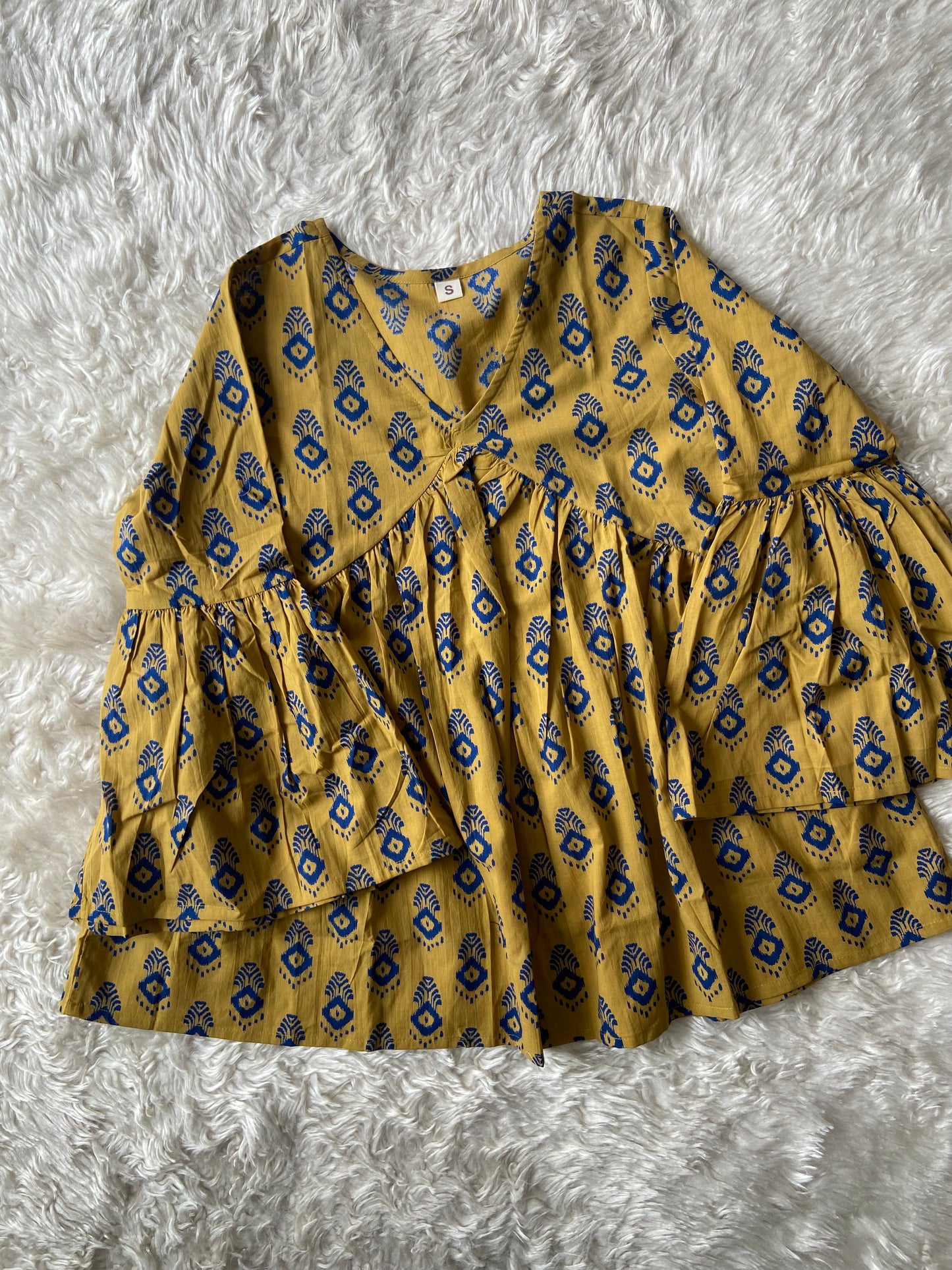 Premium Cotton Peplum Short Kurti