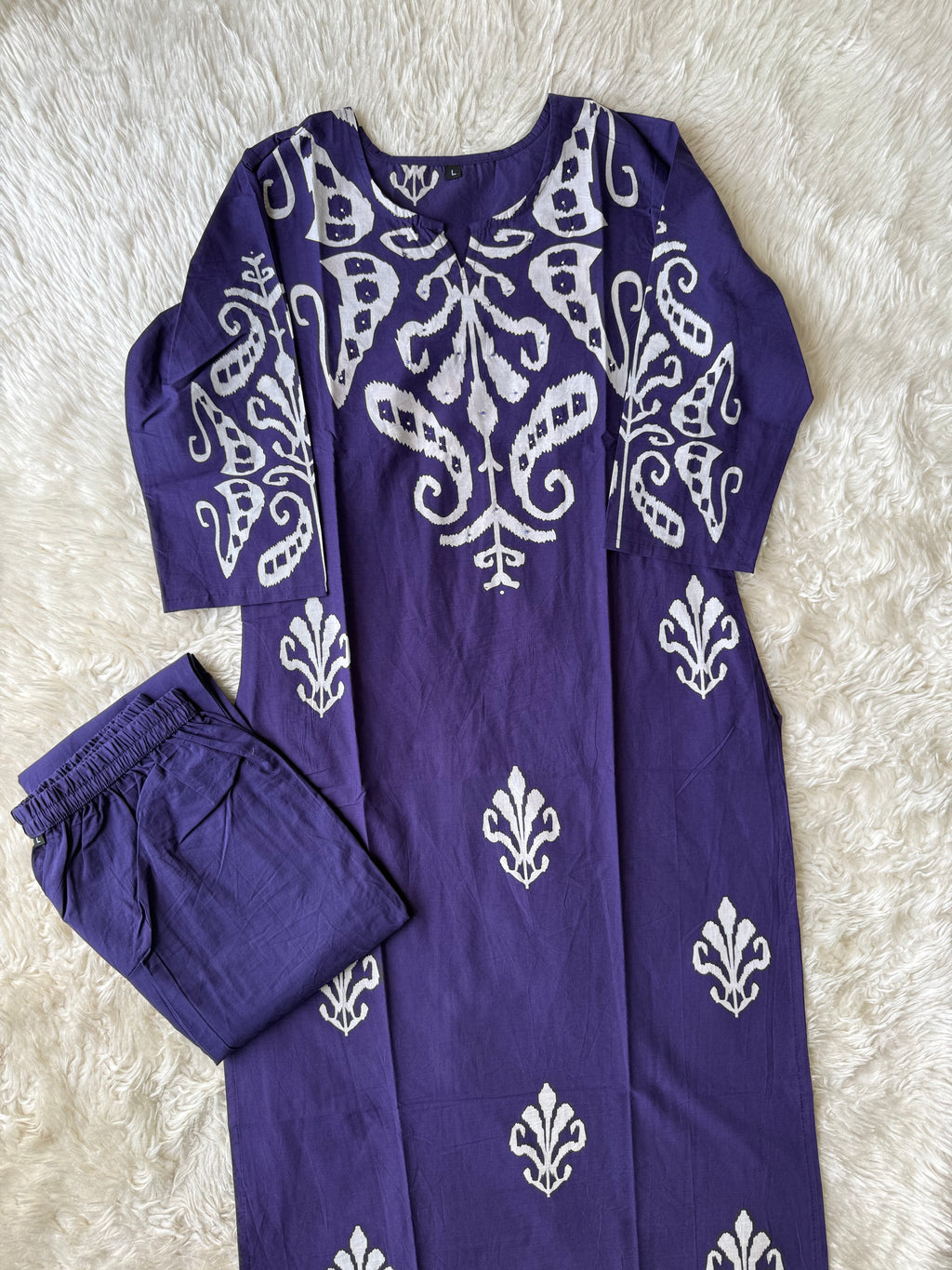 Cotton Kurti Pant Set