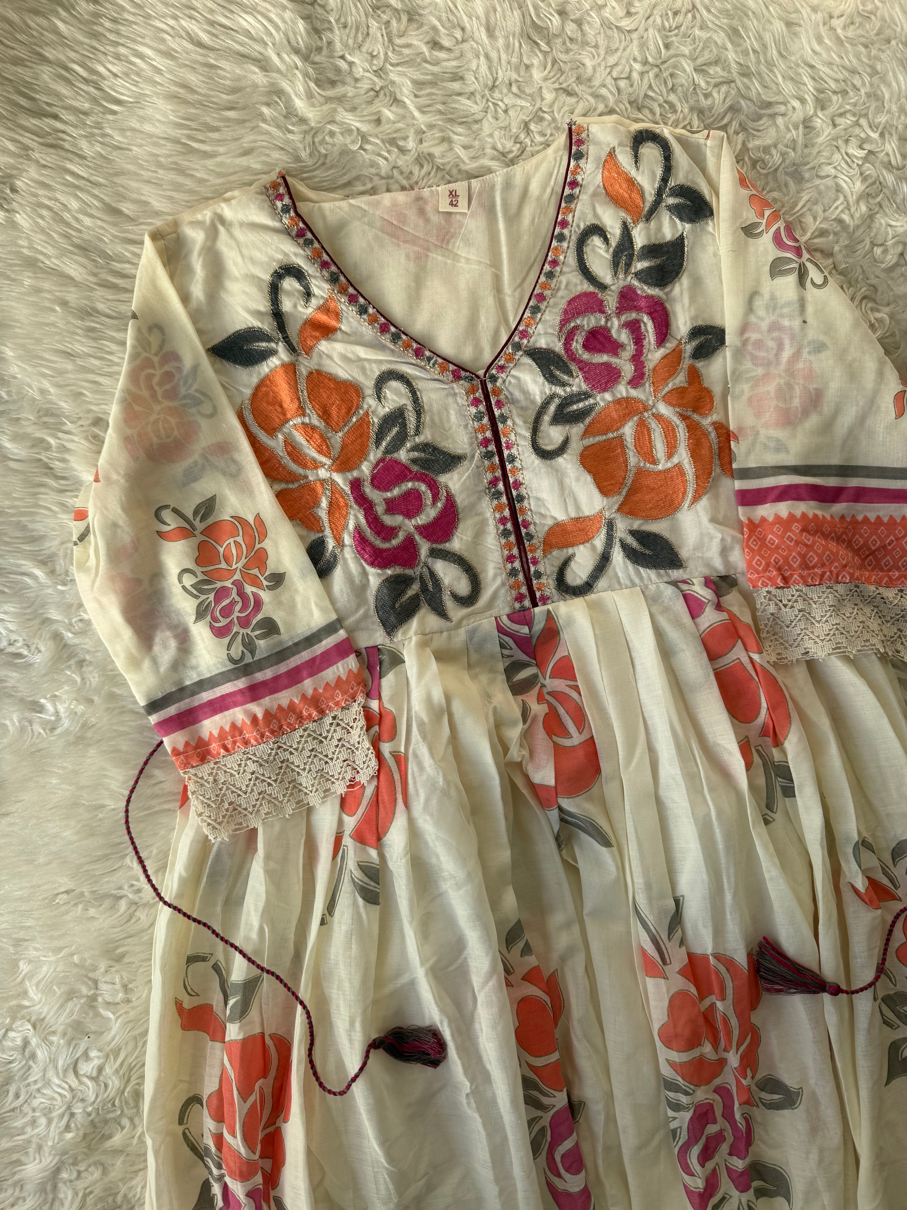 Clearance Alert ‼️ Mul Cotton Flare Kurti