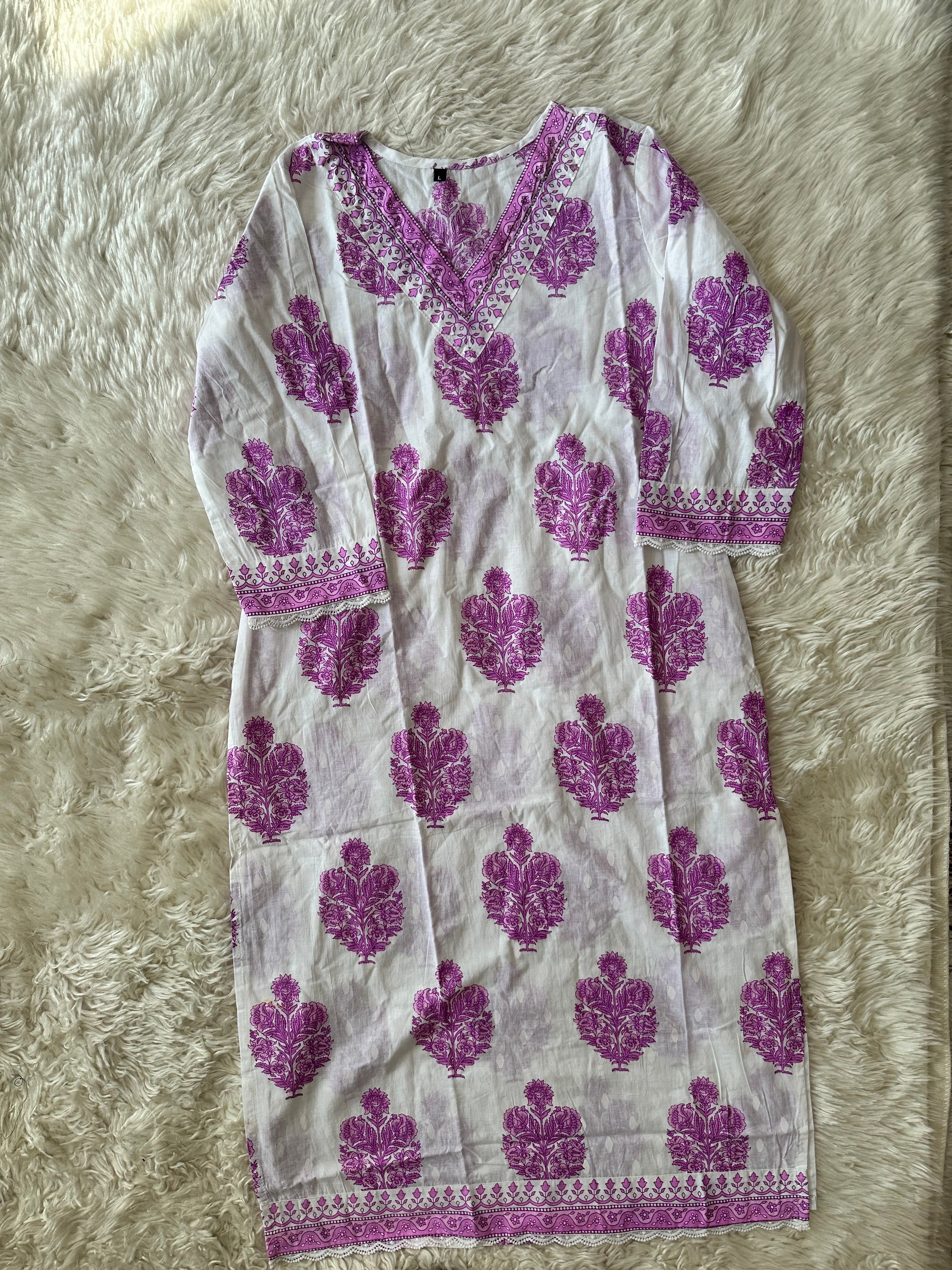 Pure Cotton Kurti