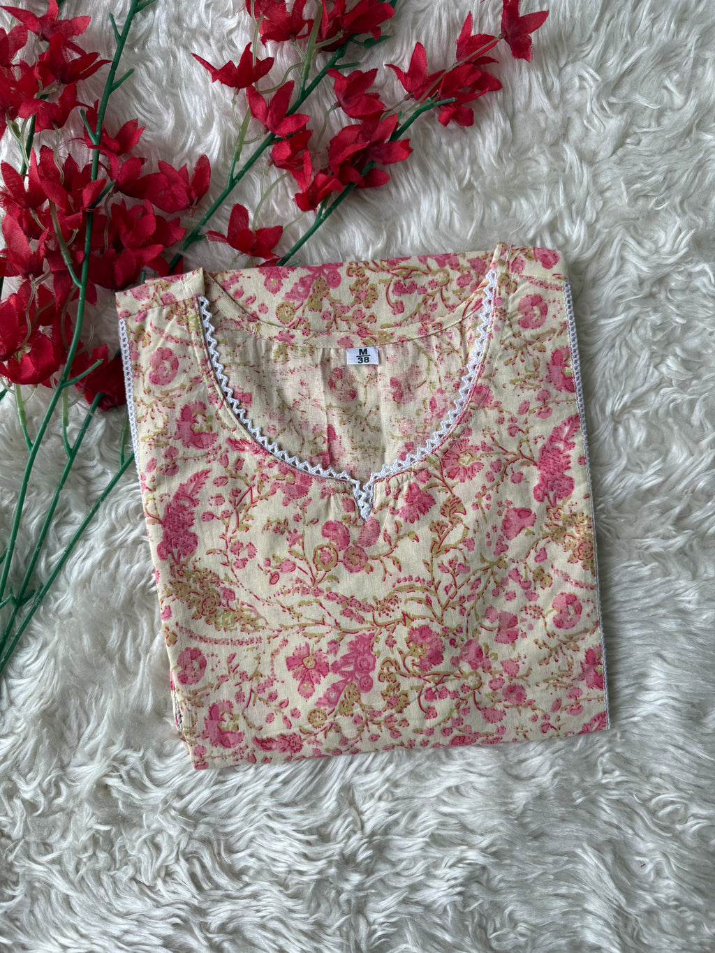 Premium Cotton Short Kurti