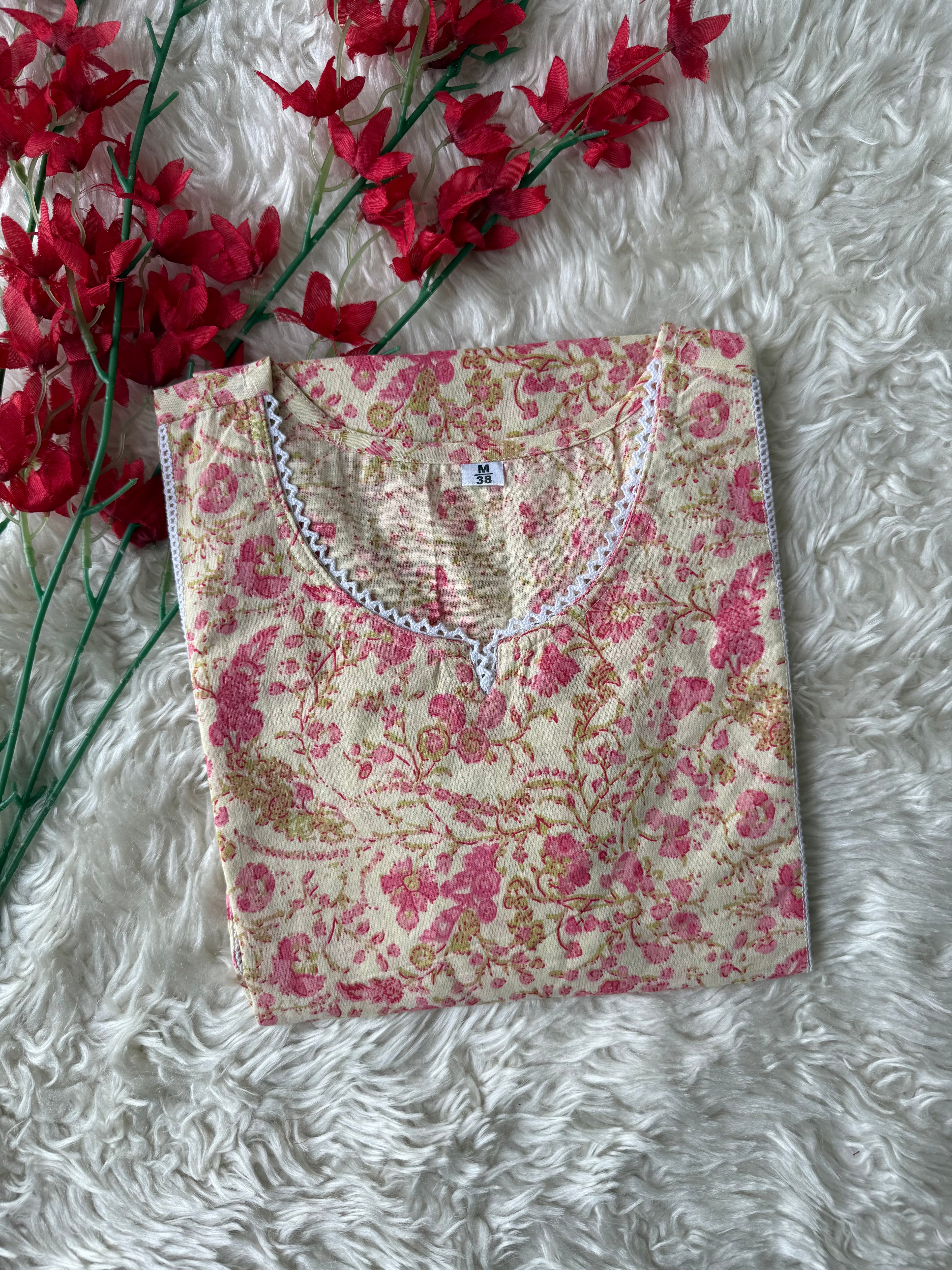 Premium Cotton Short Kurti