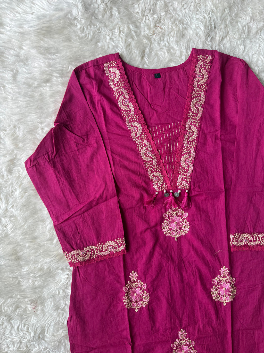 Cotton Kurti Pant Set