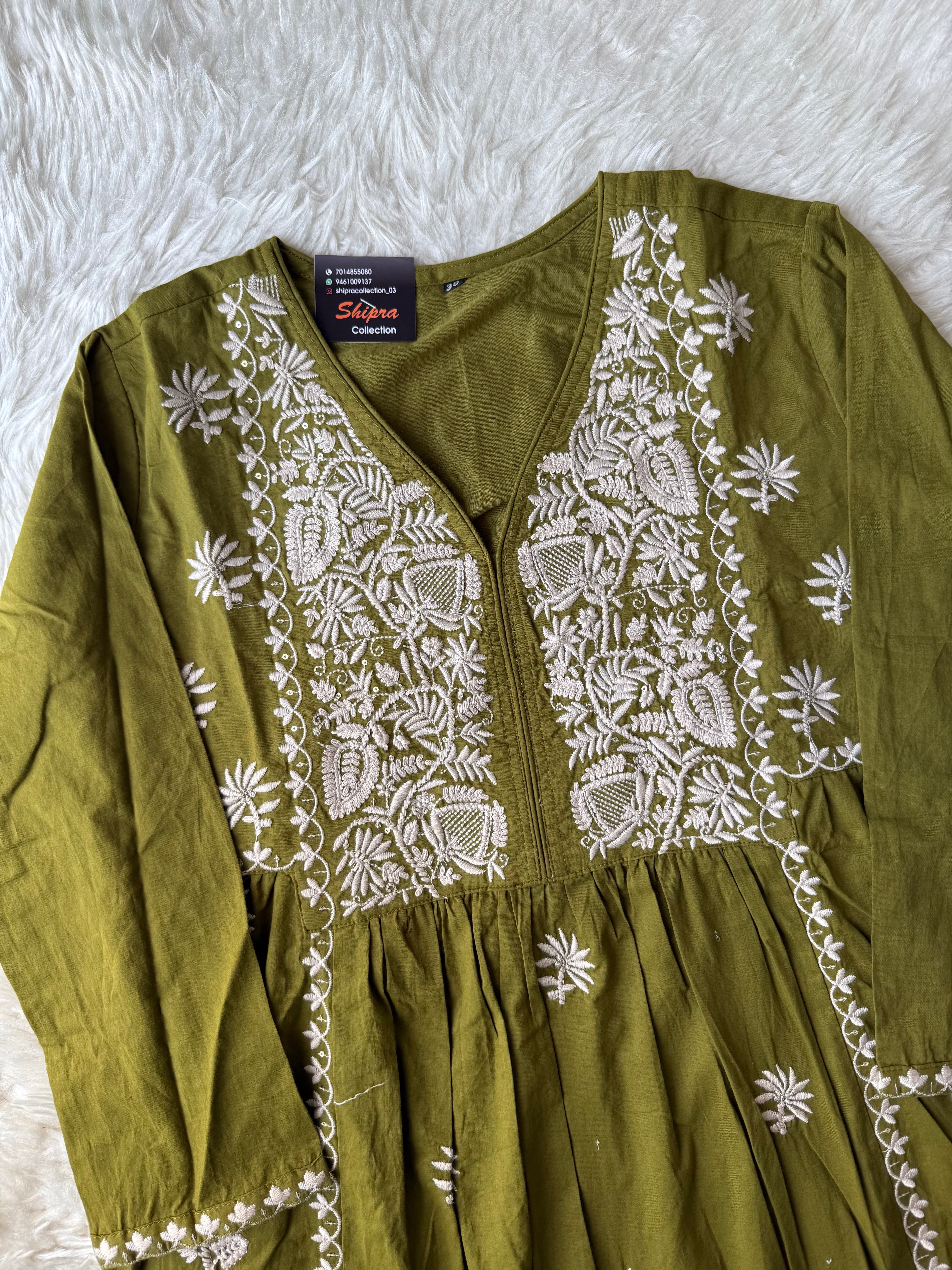 Premium Cotton Kurti Pant Dupatta Set