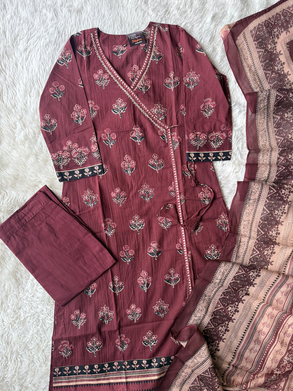 Premium Cotton Kurti Pant Dupatta Set