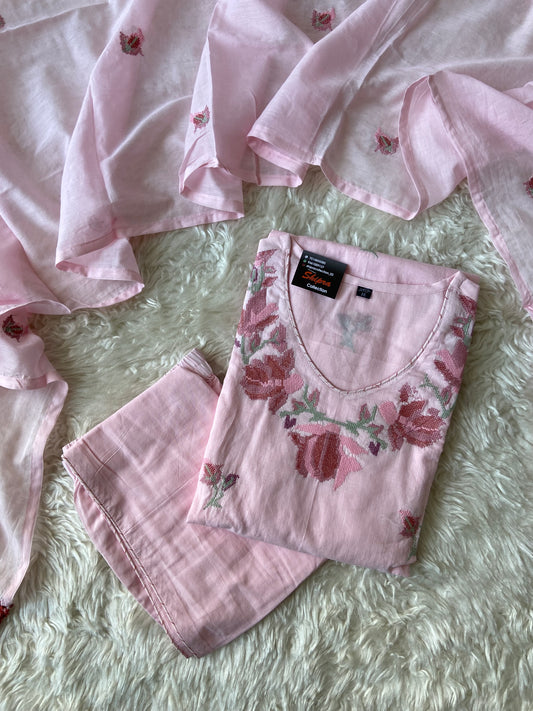 Premium Mul Cotton Thread Work Collection